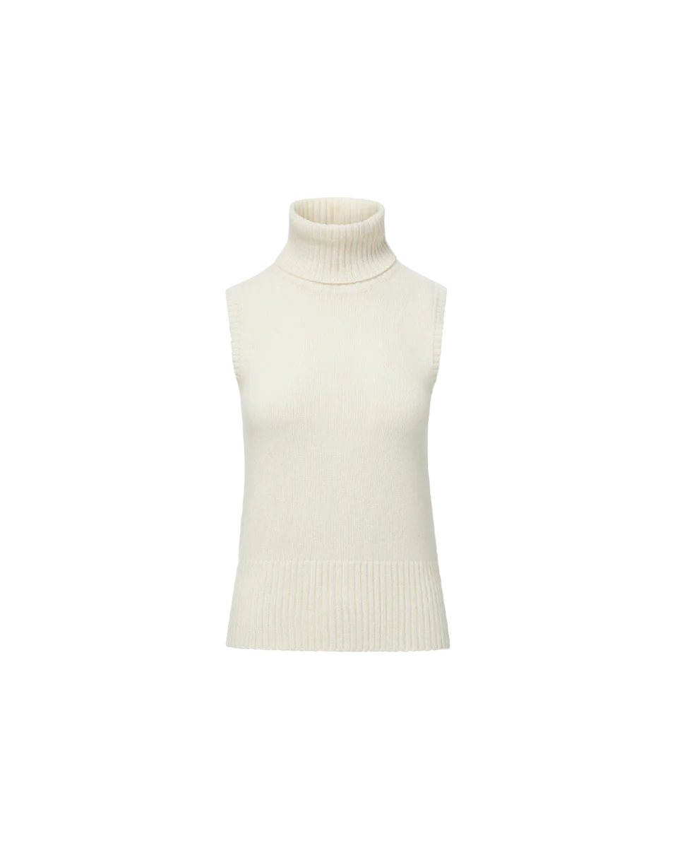 Veronica Beard Mazzy Cashmere Shell - Ivory