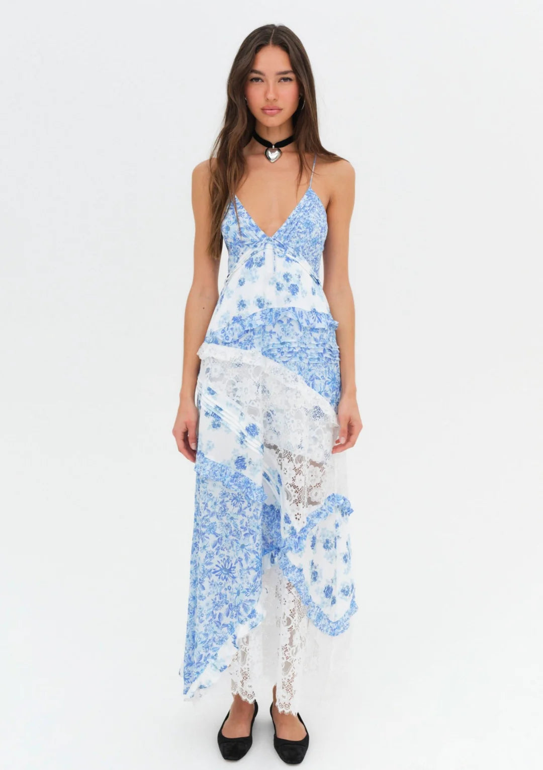 For Love & Lemons Josalyn Maxi Dress