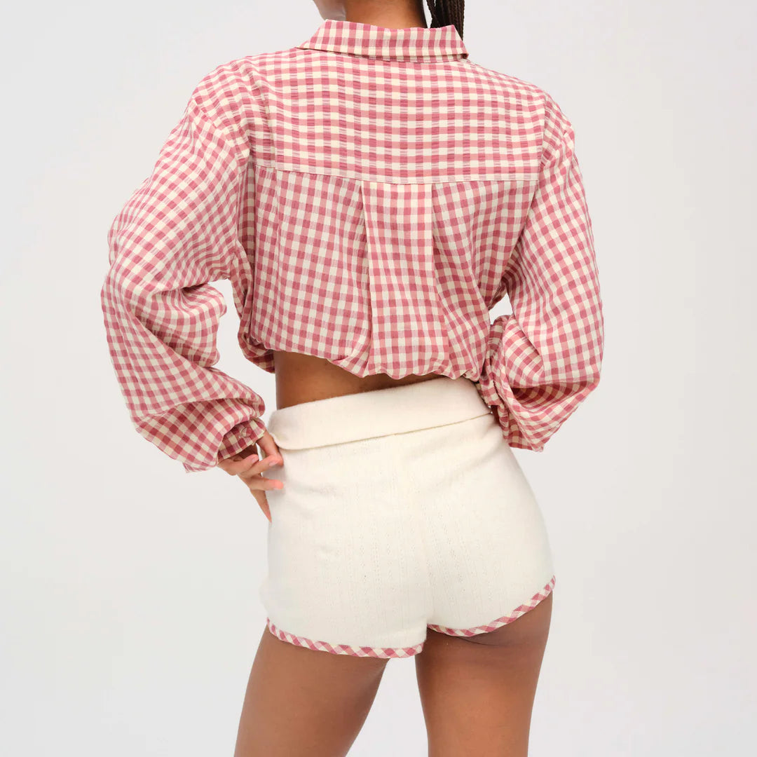 For Love & Lemons Pointelle Shorts