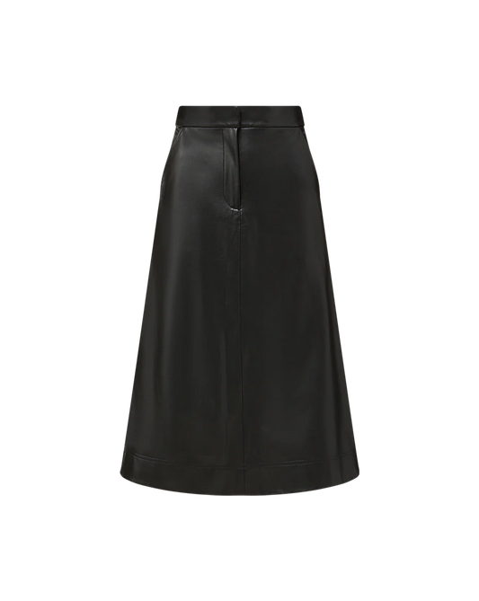 Veronica Beard Louise Vegan Leather Skirt