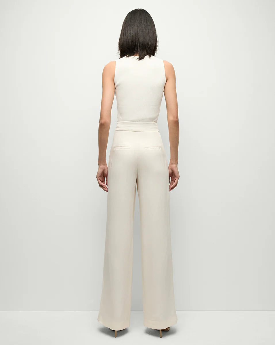 Veronica Beard Crewneck Sid Sleeveless Pullover - Off White
