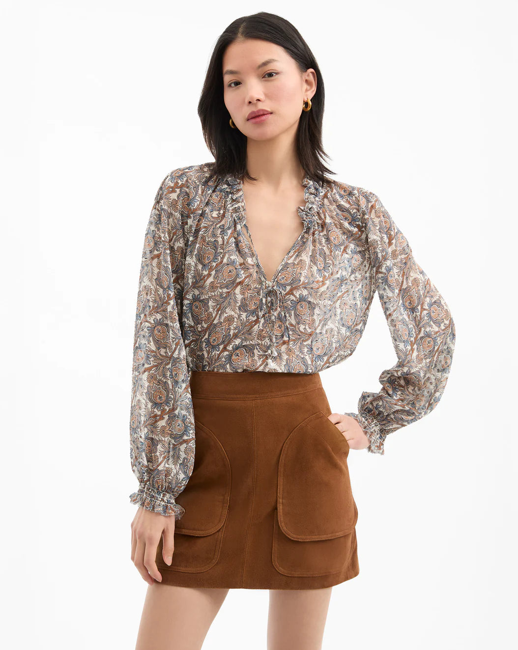 Veronica Beard Hickory Blouse