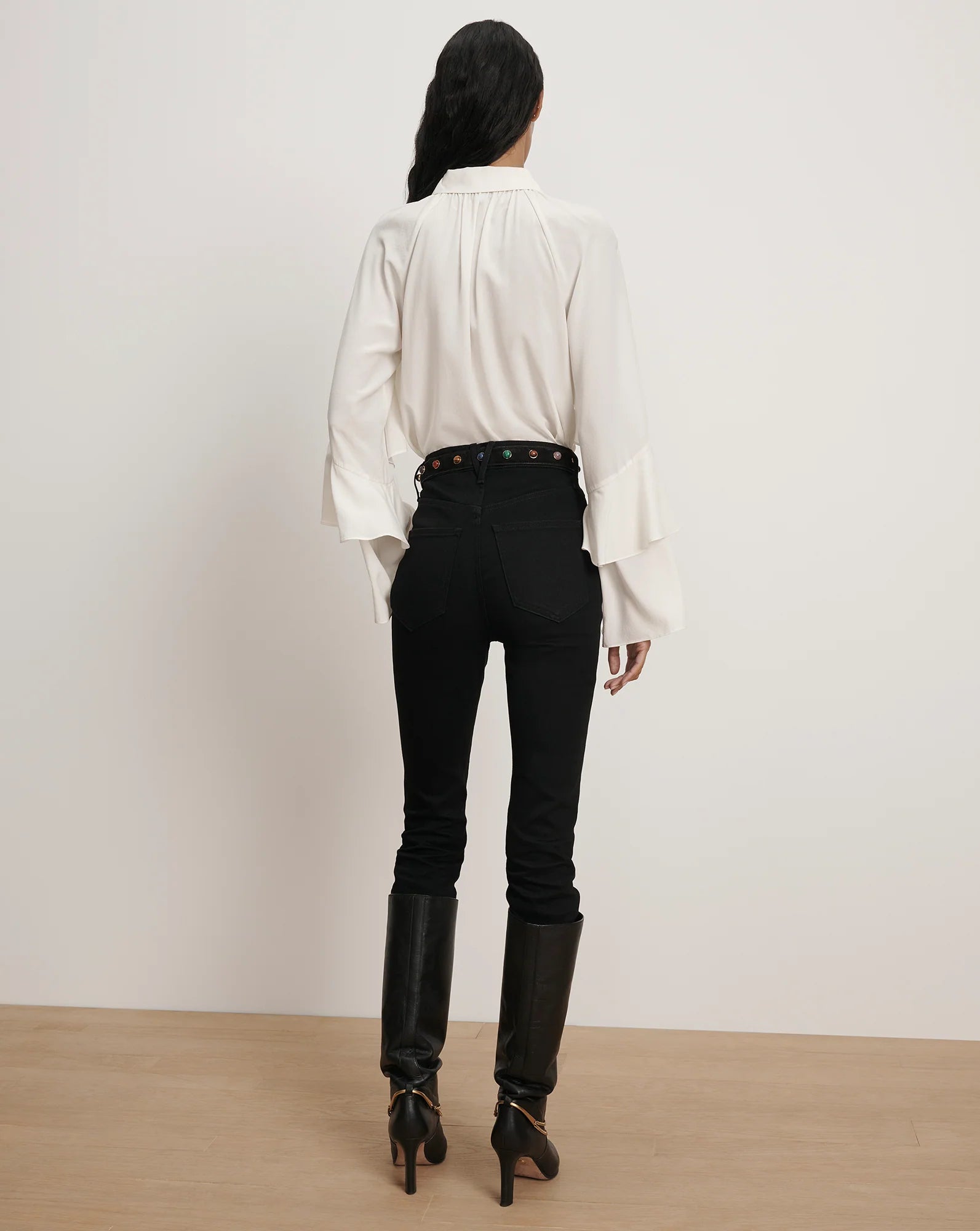 Veronica Beard Demaris Blouse - Dove