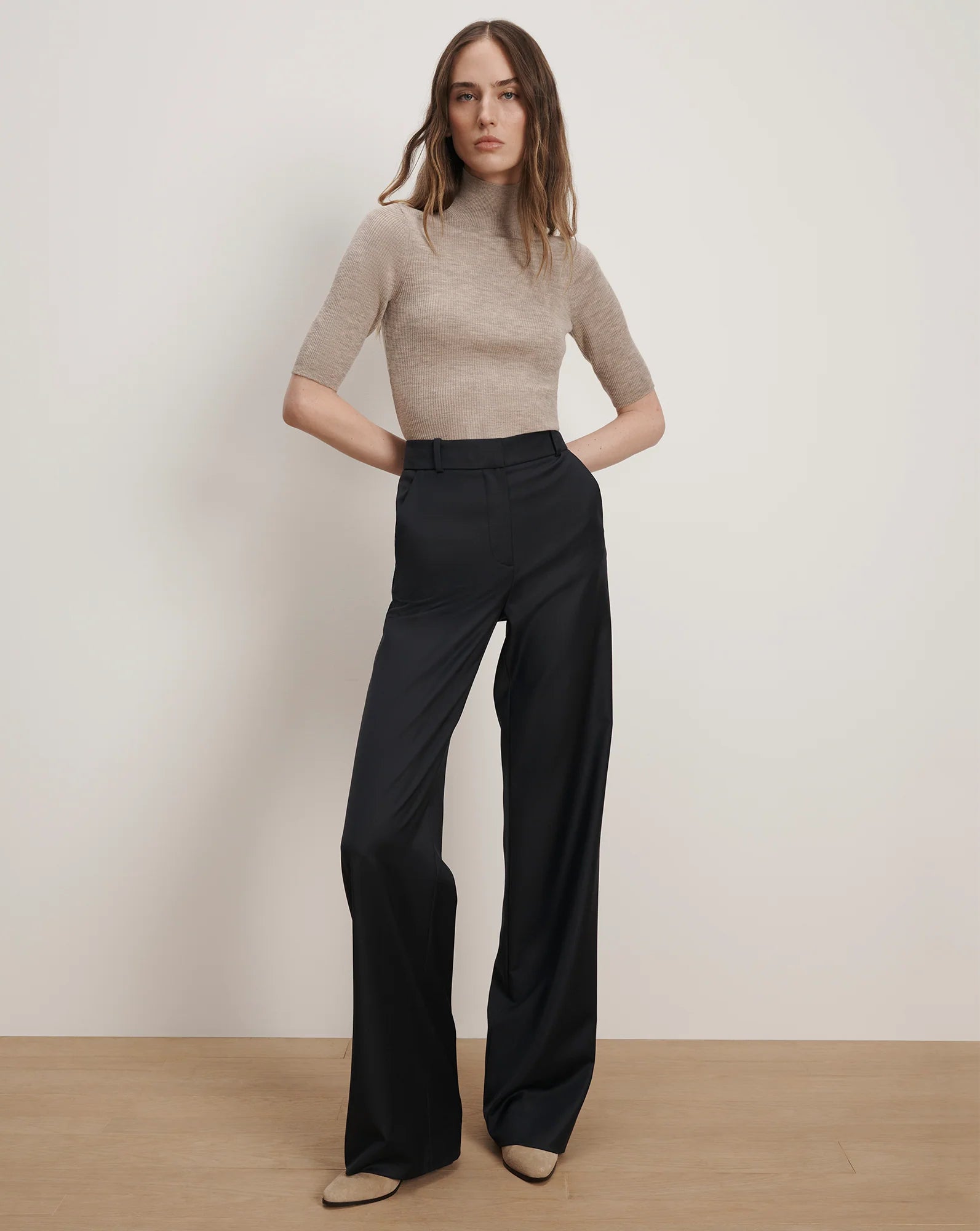 Veronica Beard Eaton Wide-Leg Pant