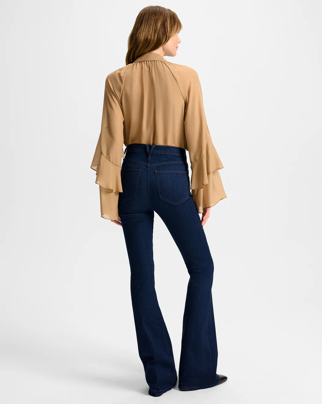 Veronica Beard Demaris Blouse - Brown Sugar