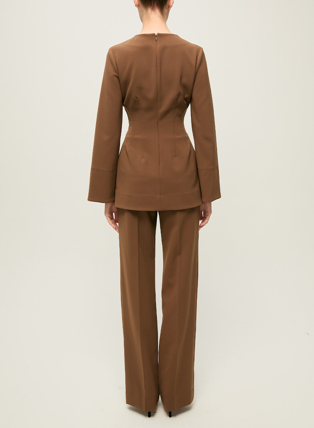 Veronica Beard Carys Pant - Walnut