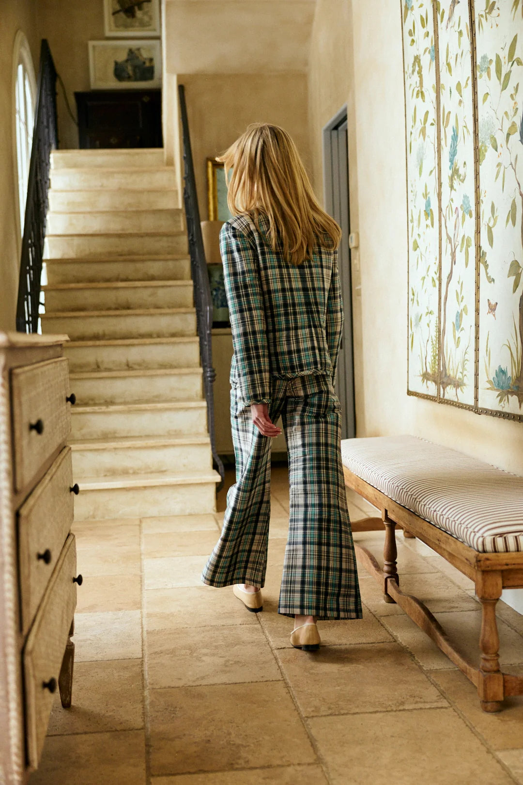 Louise New York Libby Pant - Wexford Plaid