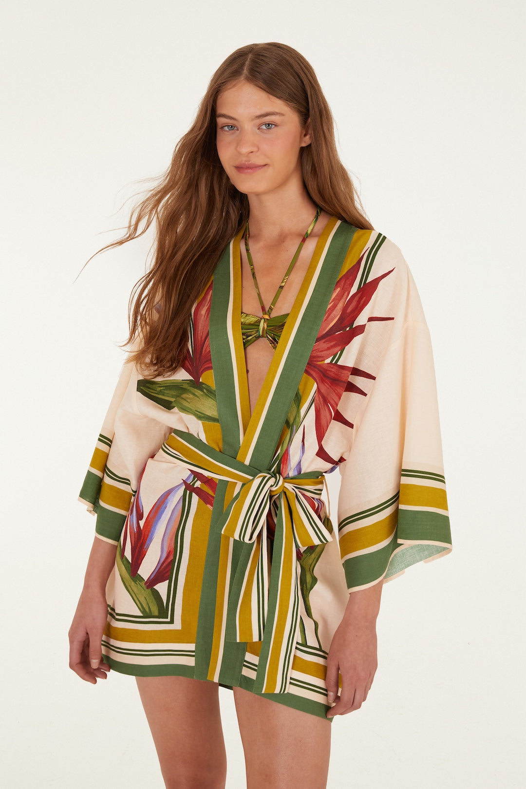 STRILITZIA LIGHT BLUSH KIMONO