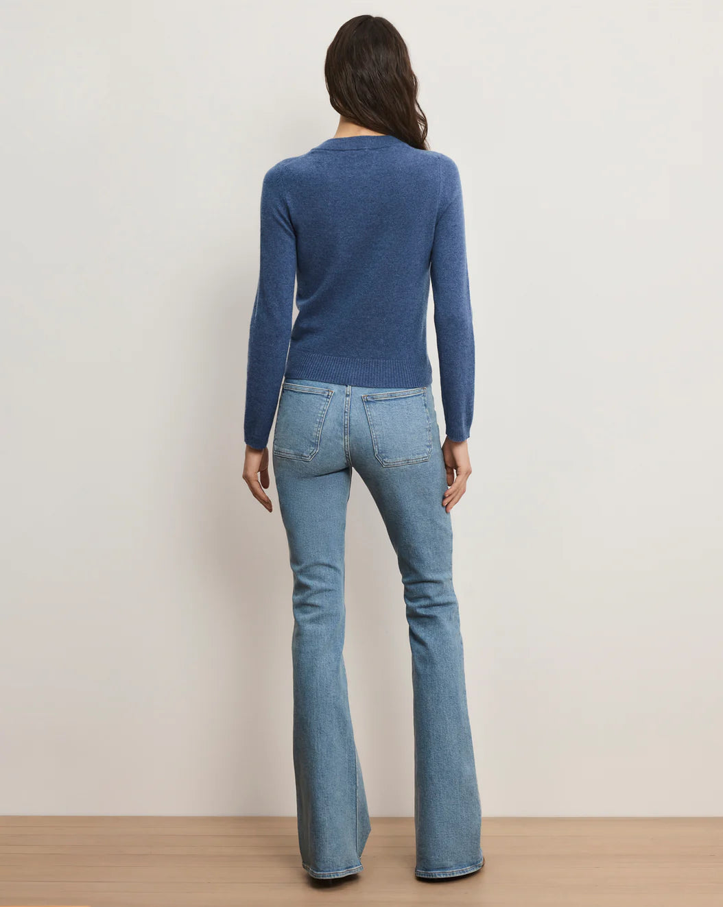 Veronica Beard Daro Cashmere Cardigan - Blue Coast