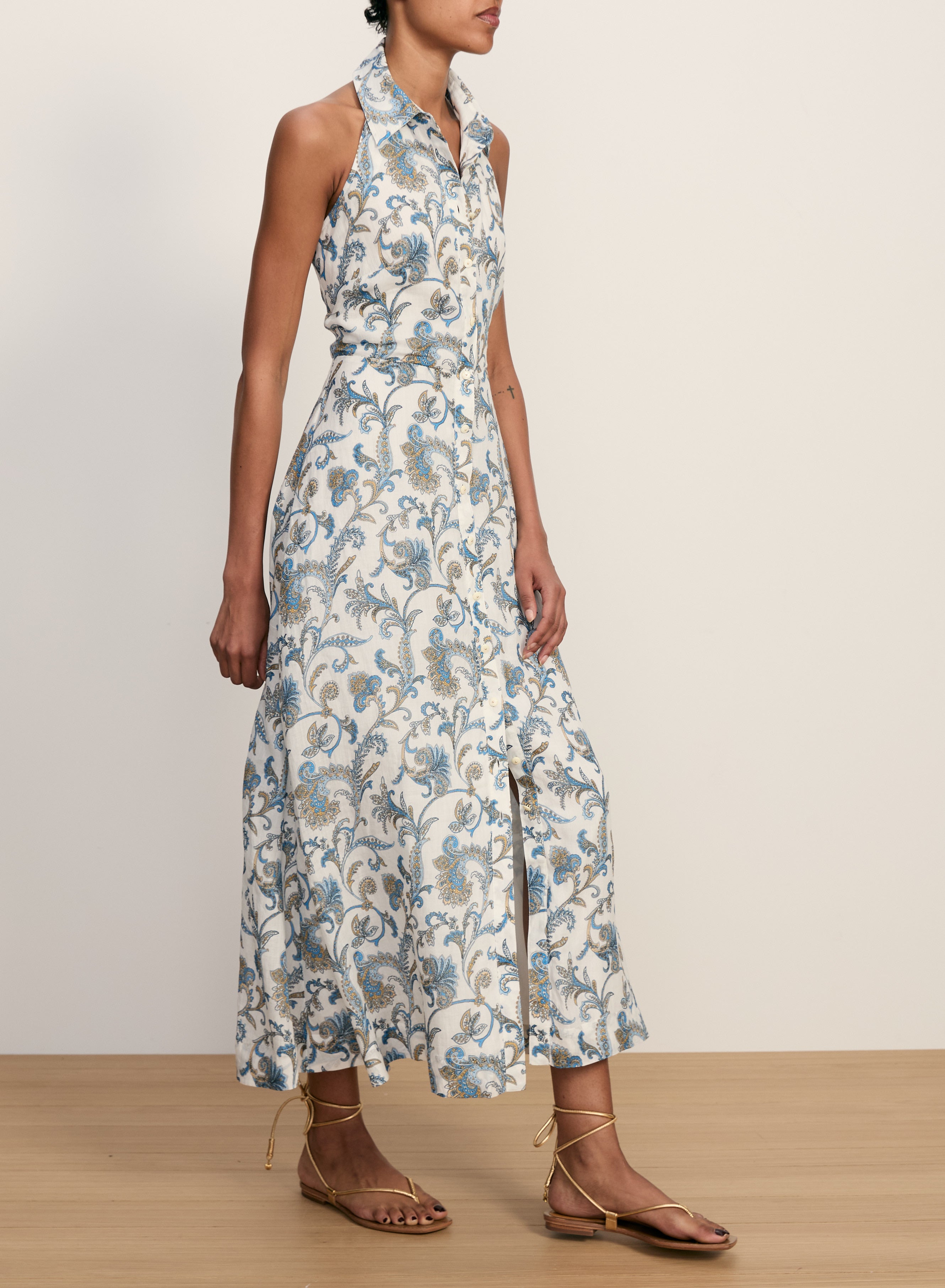 MACKEY DRESS WITH SMOCKING