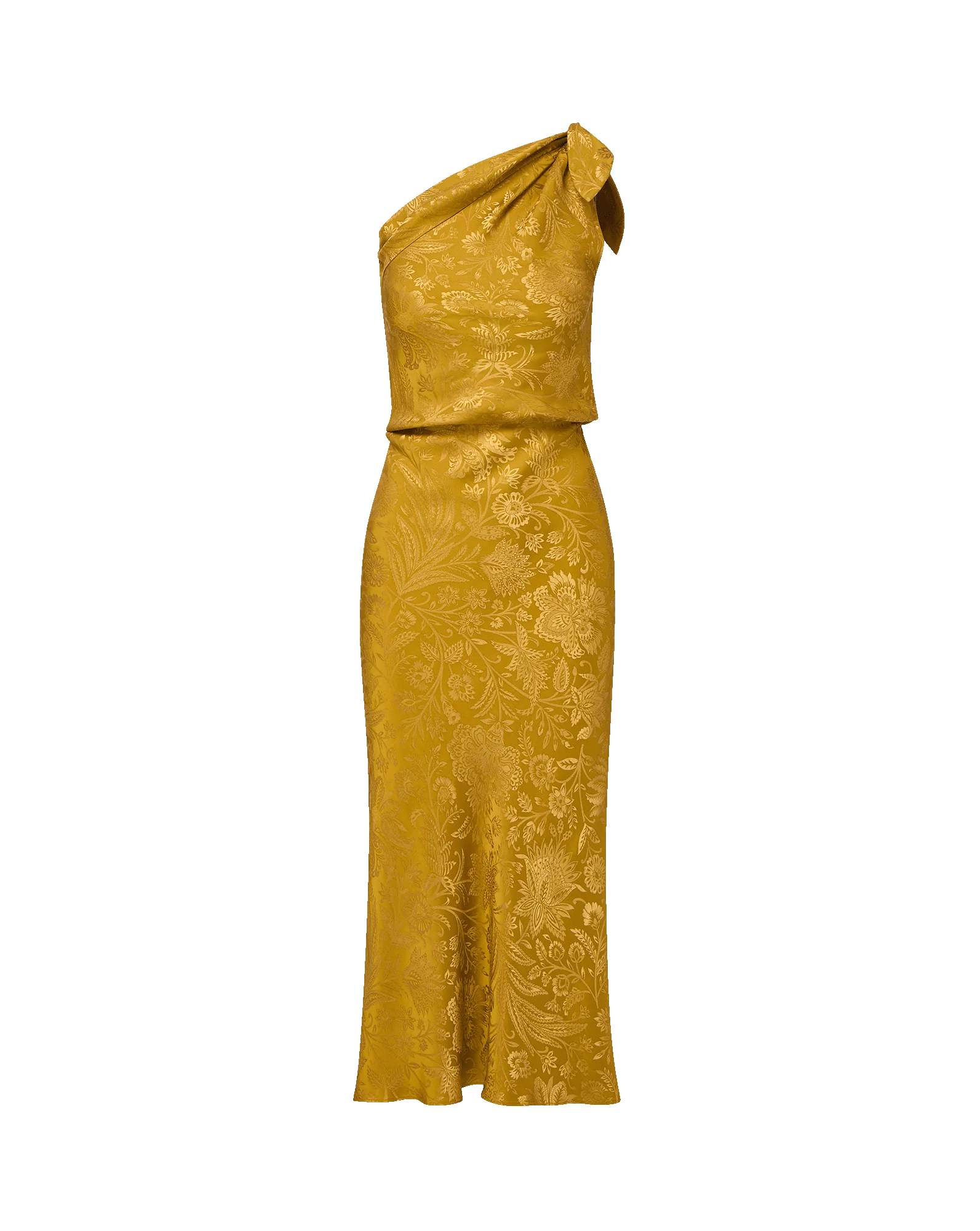 Veronica Beard Grycen One-Shoulder Midi Dress