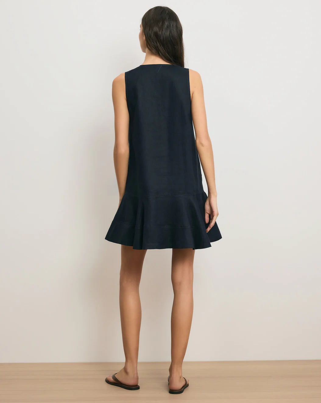 Veronica Beard Treena Linen Mini Dress