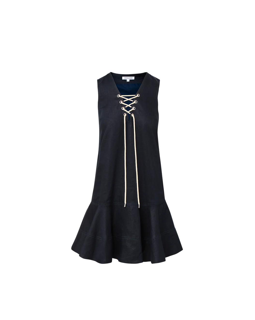 Veronica Beard Treena Linen Mini Dress