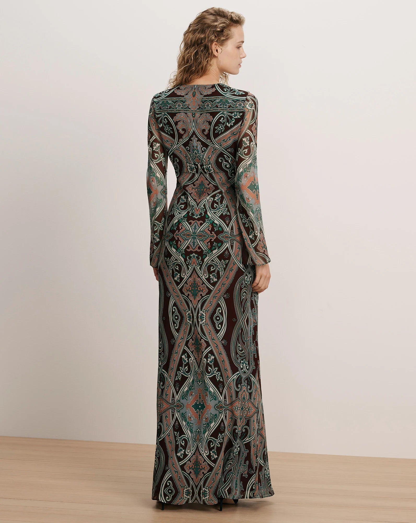 Veronica Beard Daciana Silk Maxi Dress