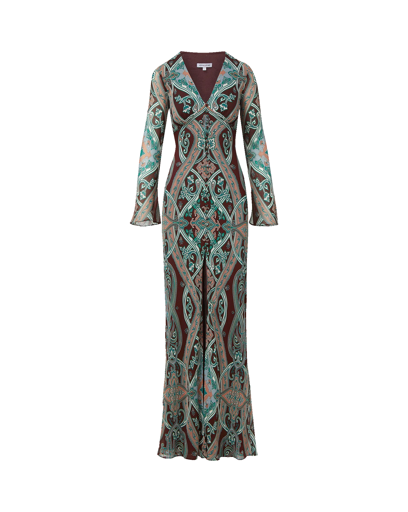 Veronica Beard Daciana Silk Maxi Dress