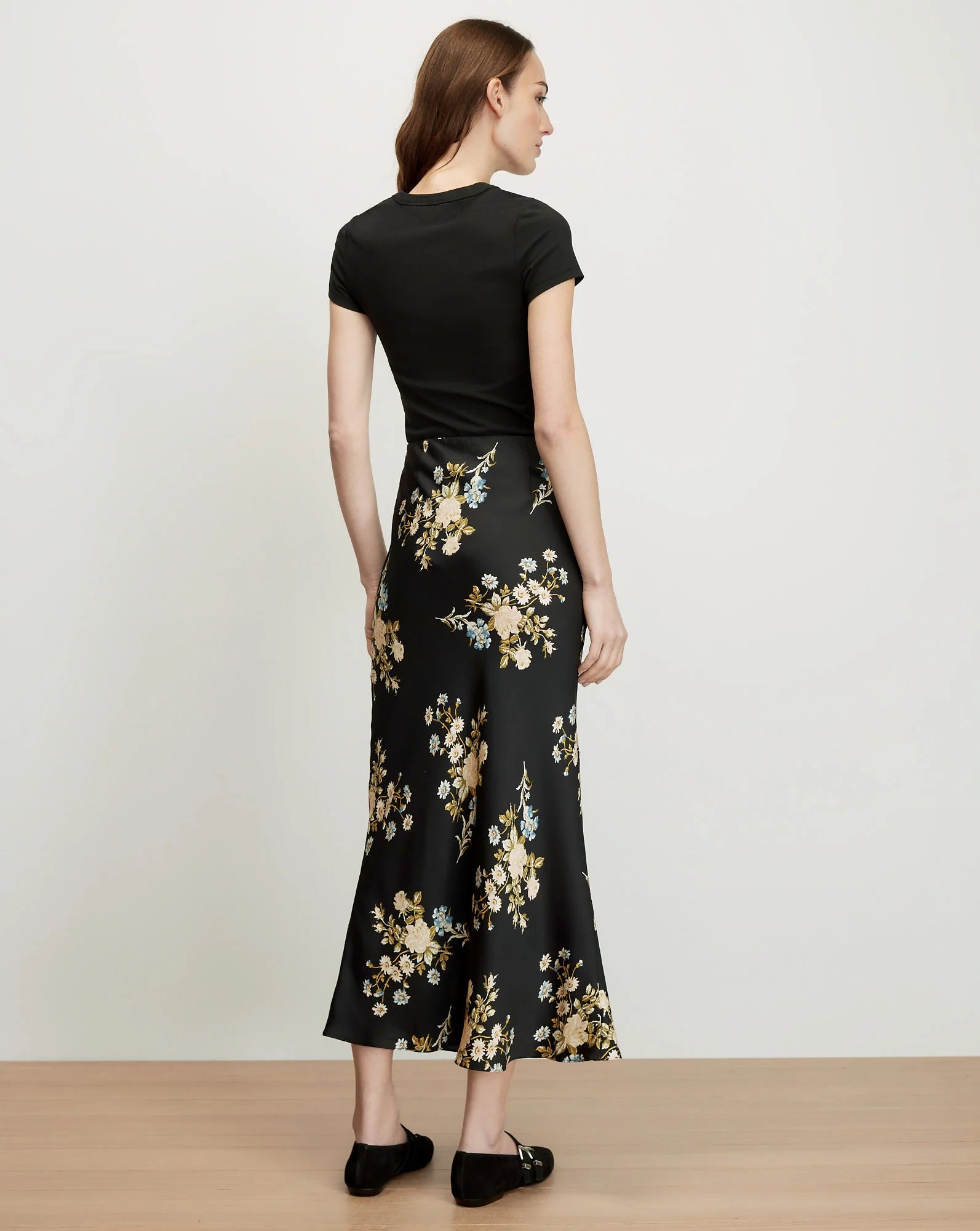 Veronica Beard Clover Skirt - Black Multi