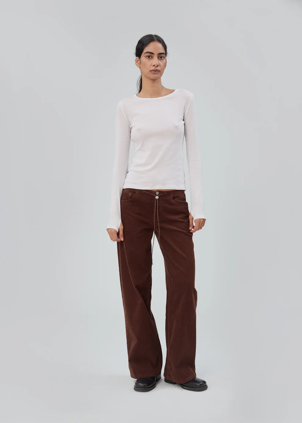 Still Here Cool Jean - Chocolate Corduroy