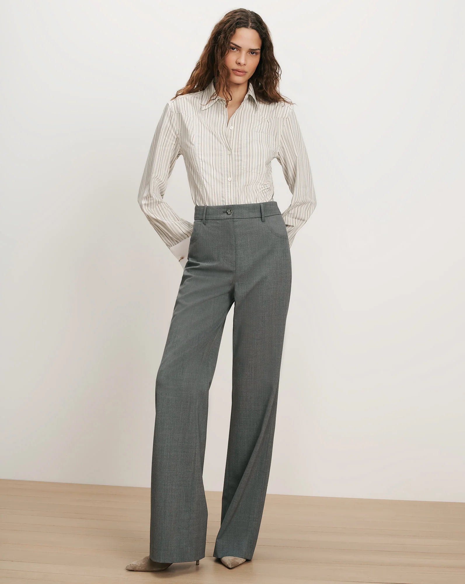 Veronica Beard Elvi Wide-Leg Pant