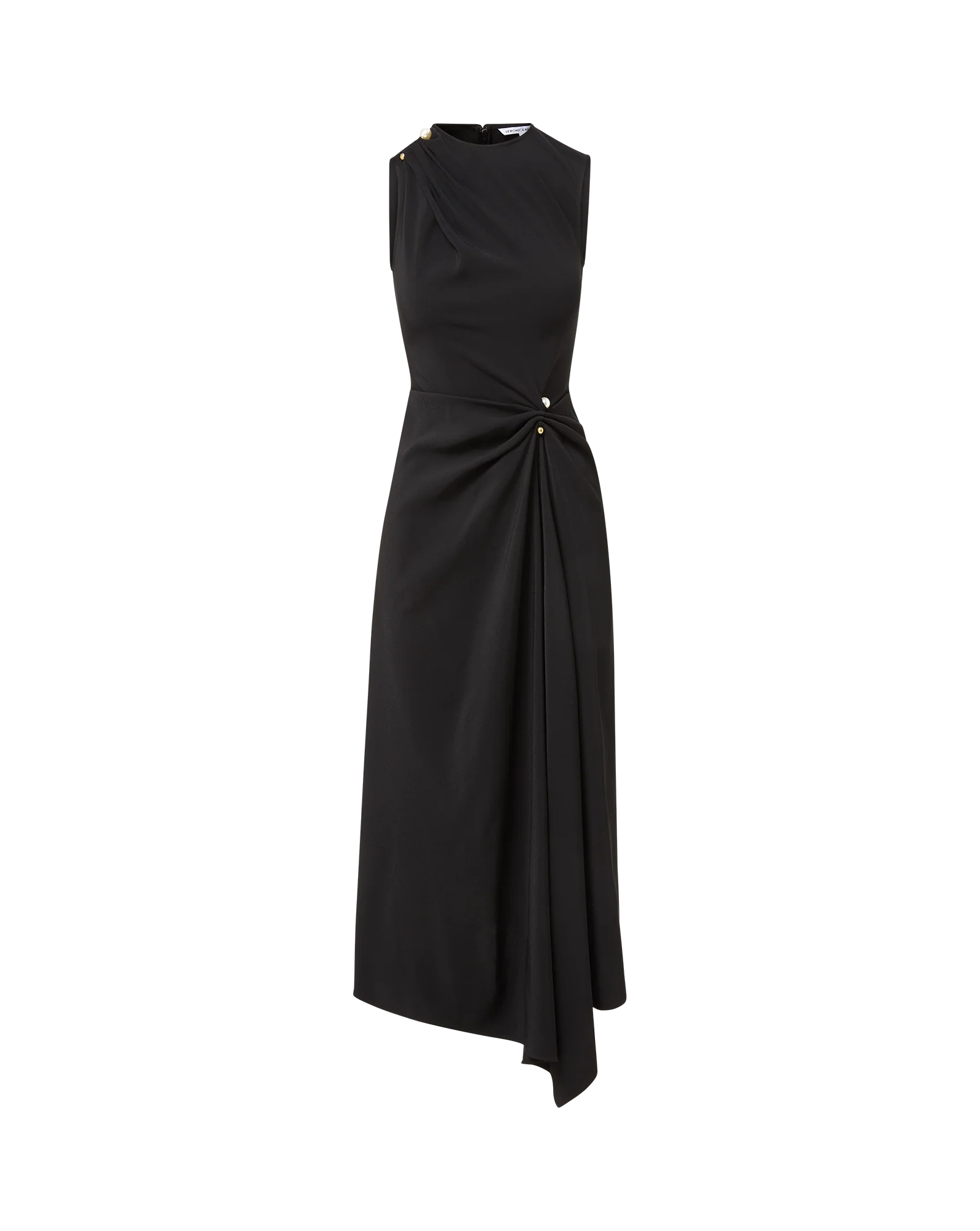 Veronica Beard Freja Brooch Midi Dress