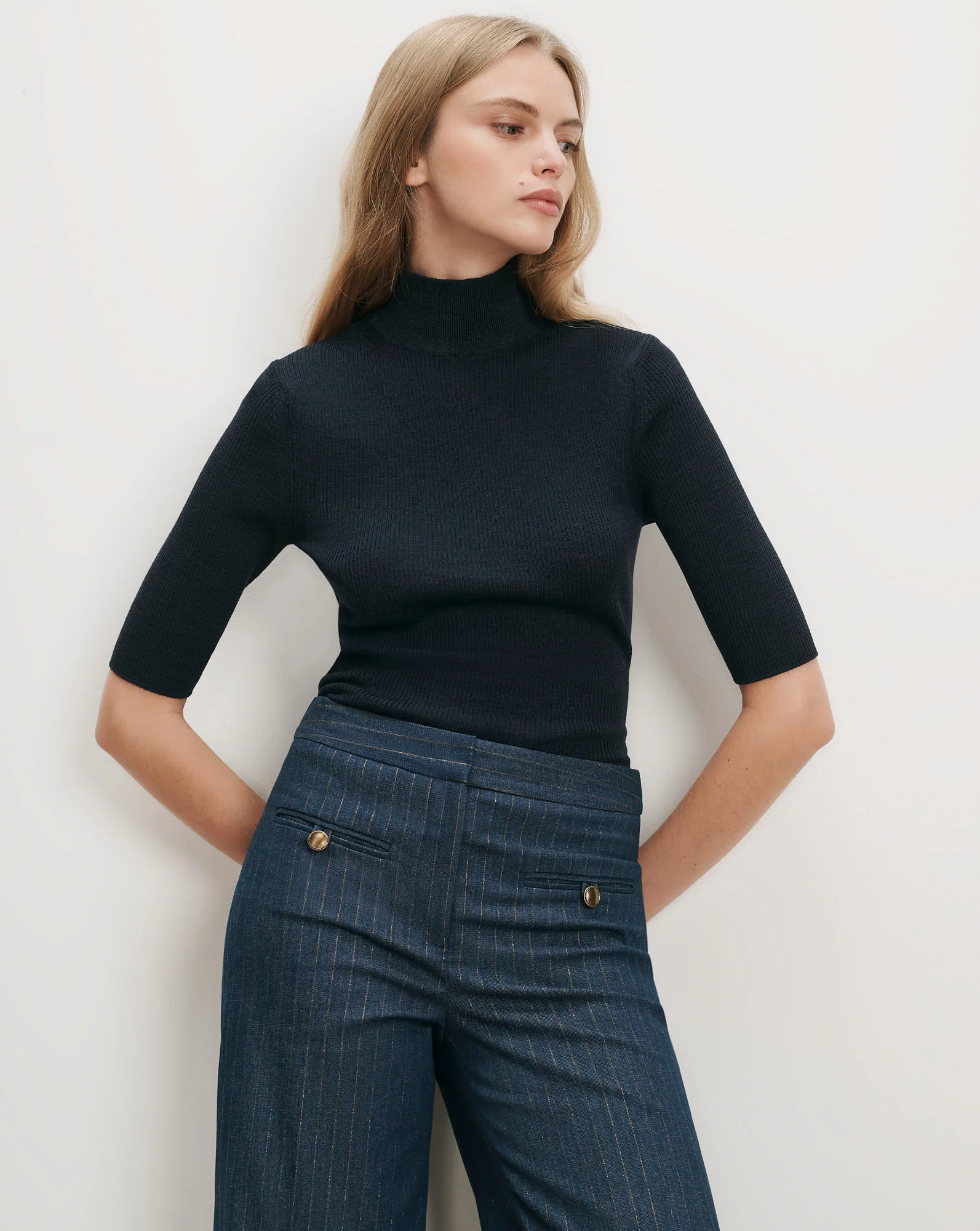 Veronica Beard Alastair Merino Wool Pullover