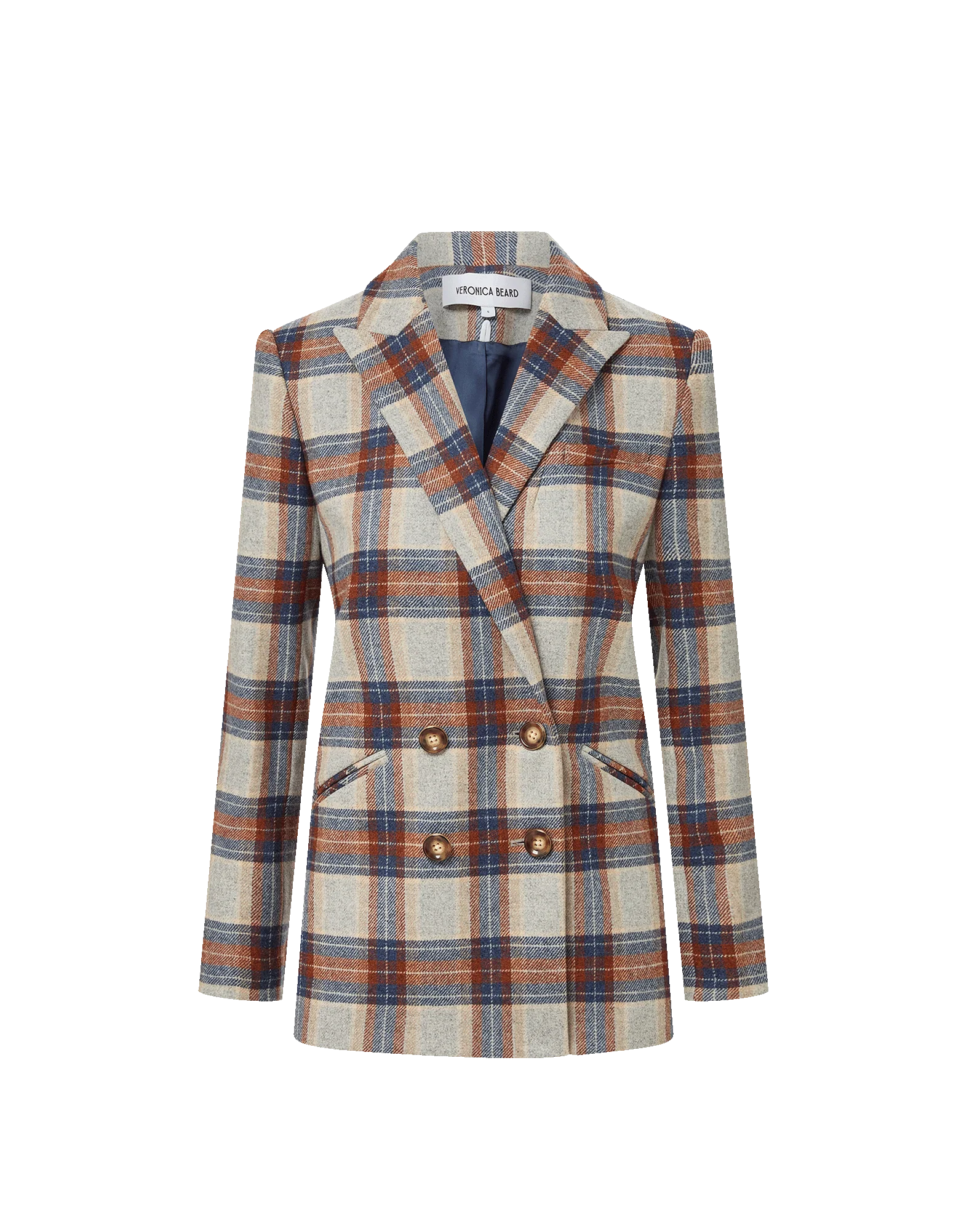 Veronica Beard Oria Plaid Dickey Jacket