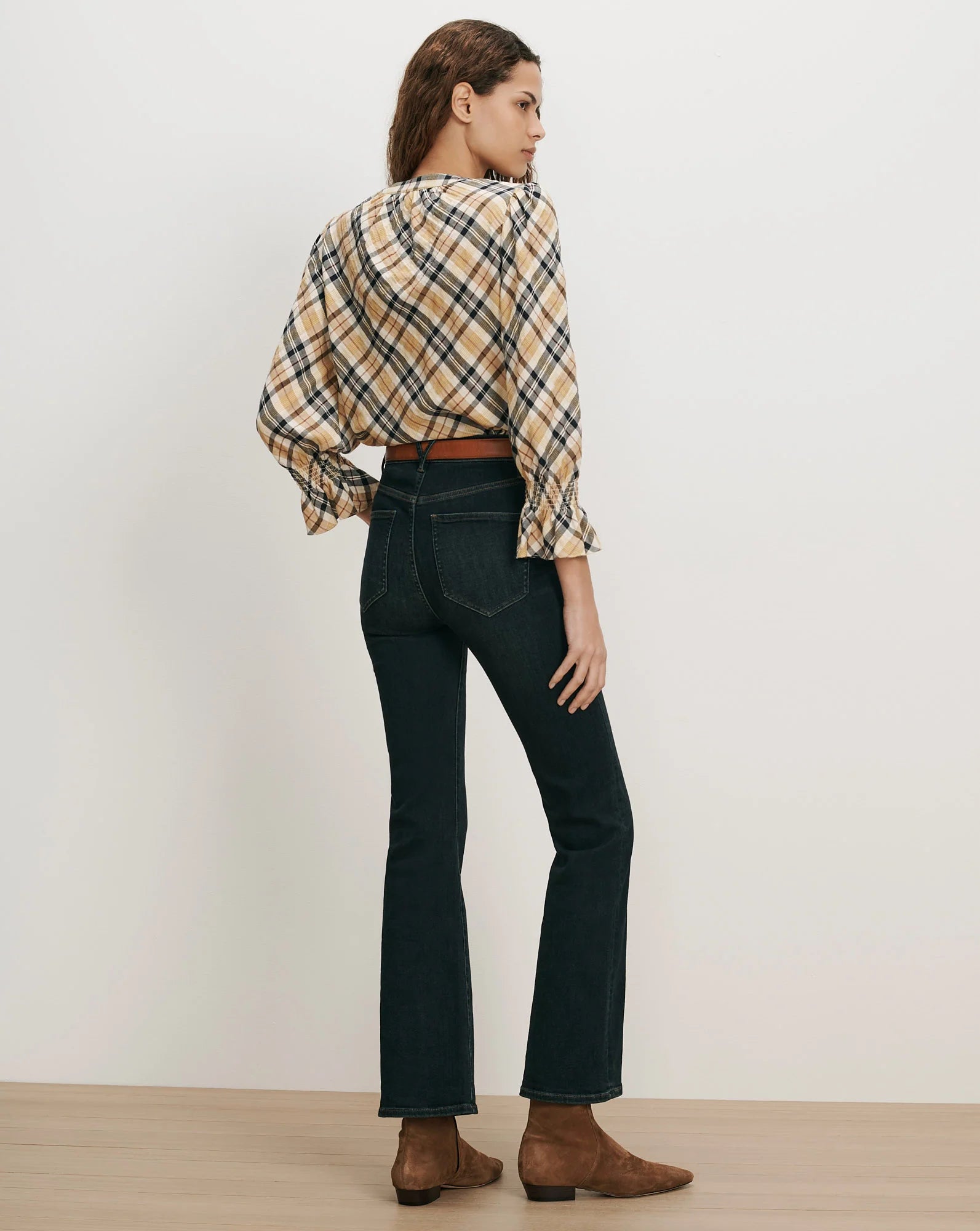 Veronica Beard Ashlynn Plaid Blouse
