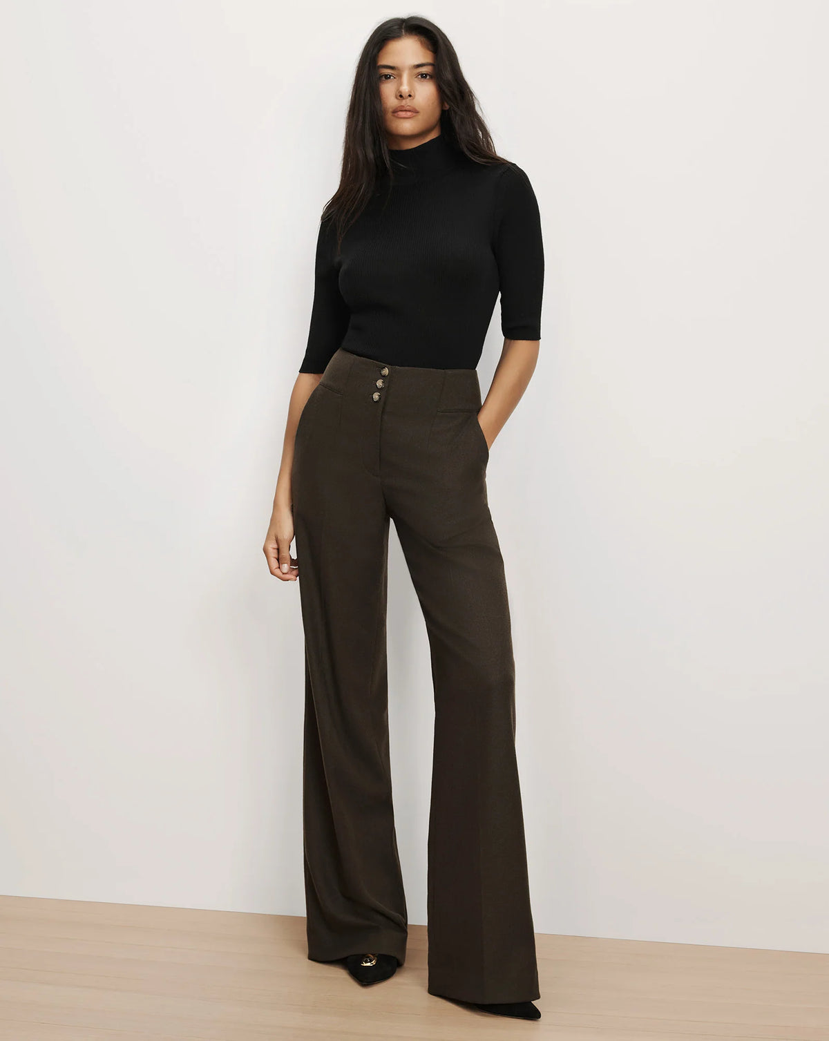 Veronica Beard Giovanna Wide-Leg Pant