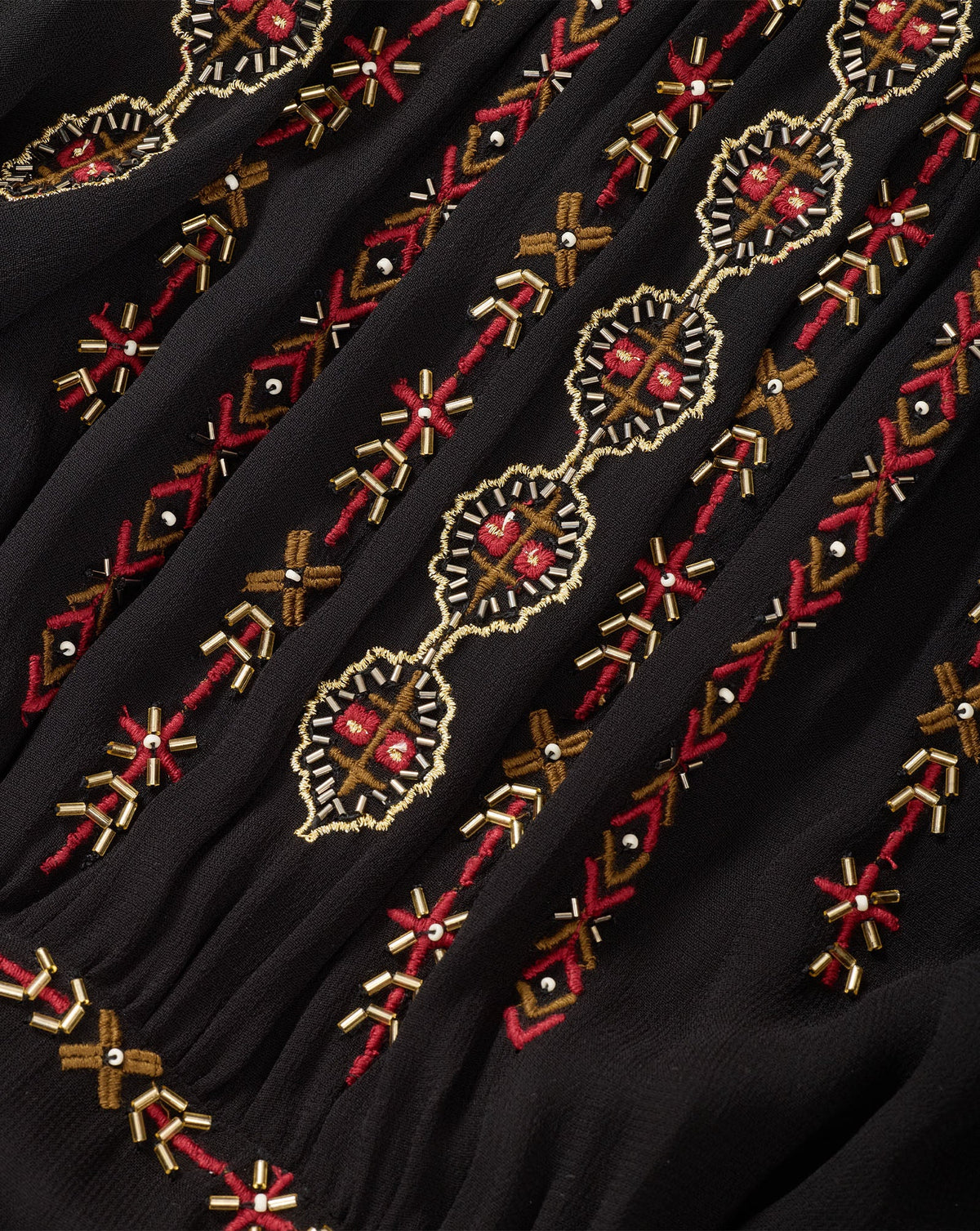 Veronica Beard Sylvette Embroidered Maxi Dress