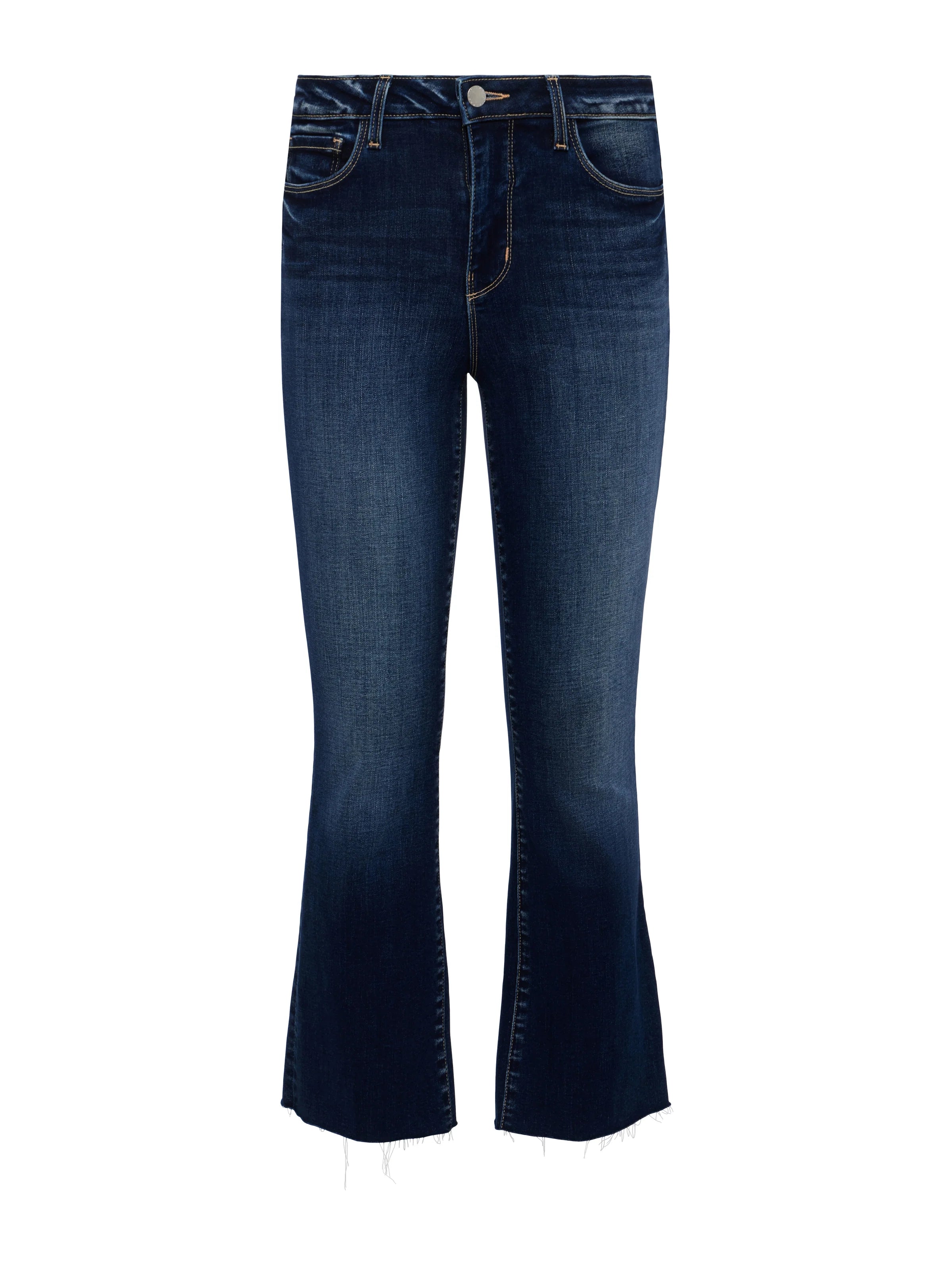 L'Agence Kendra High Rise Crop Flare Jean