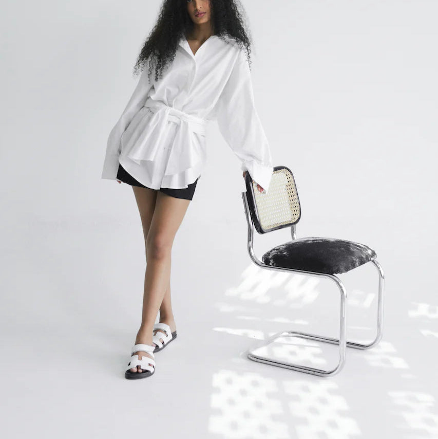 Sloan Wrap Boyfriend Shirt