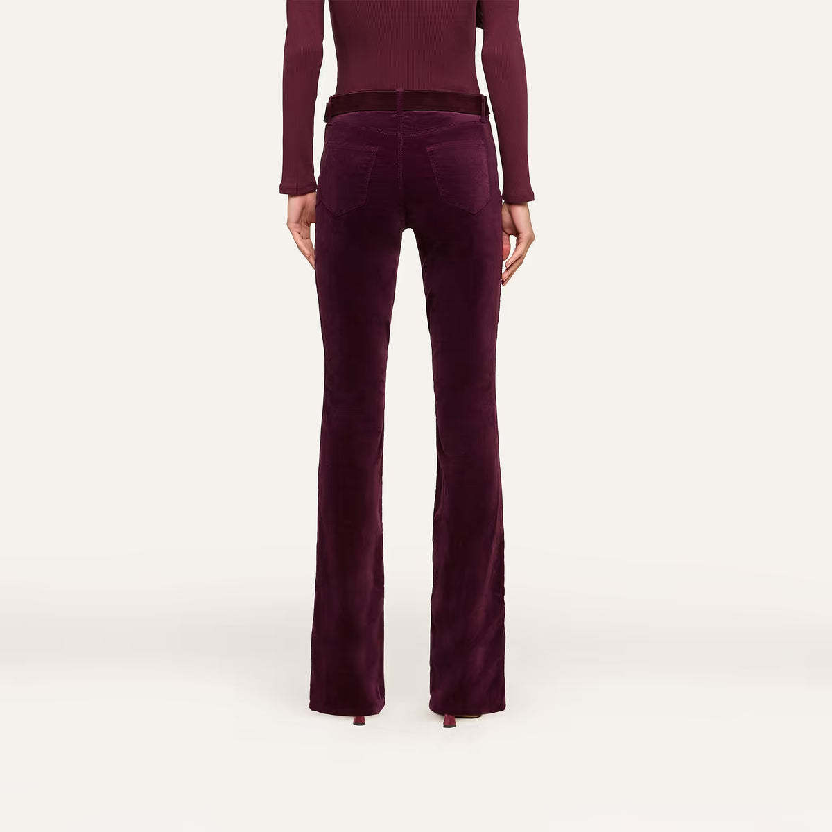L'Agence Stevie Velvet Jean - Deep Sangria