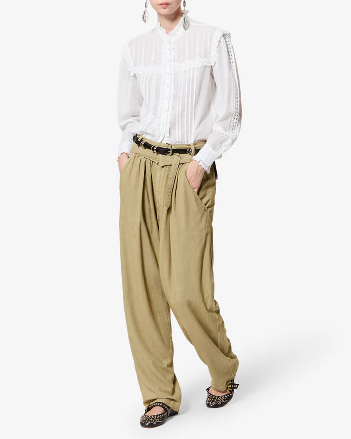 Isabel Marant Lonzie Top - White