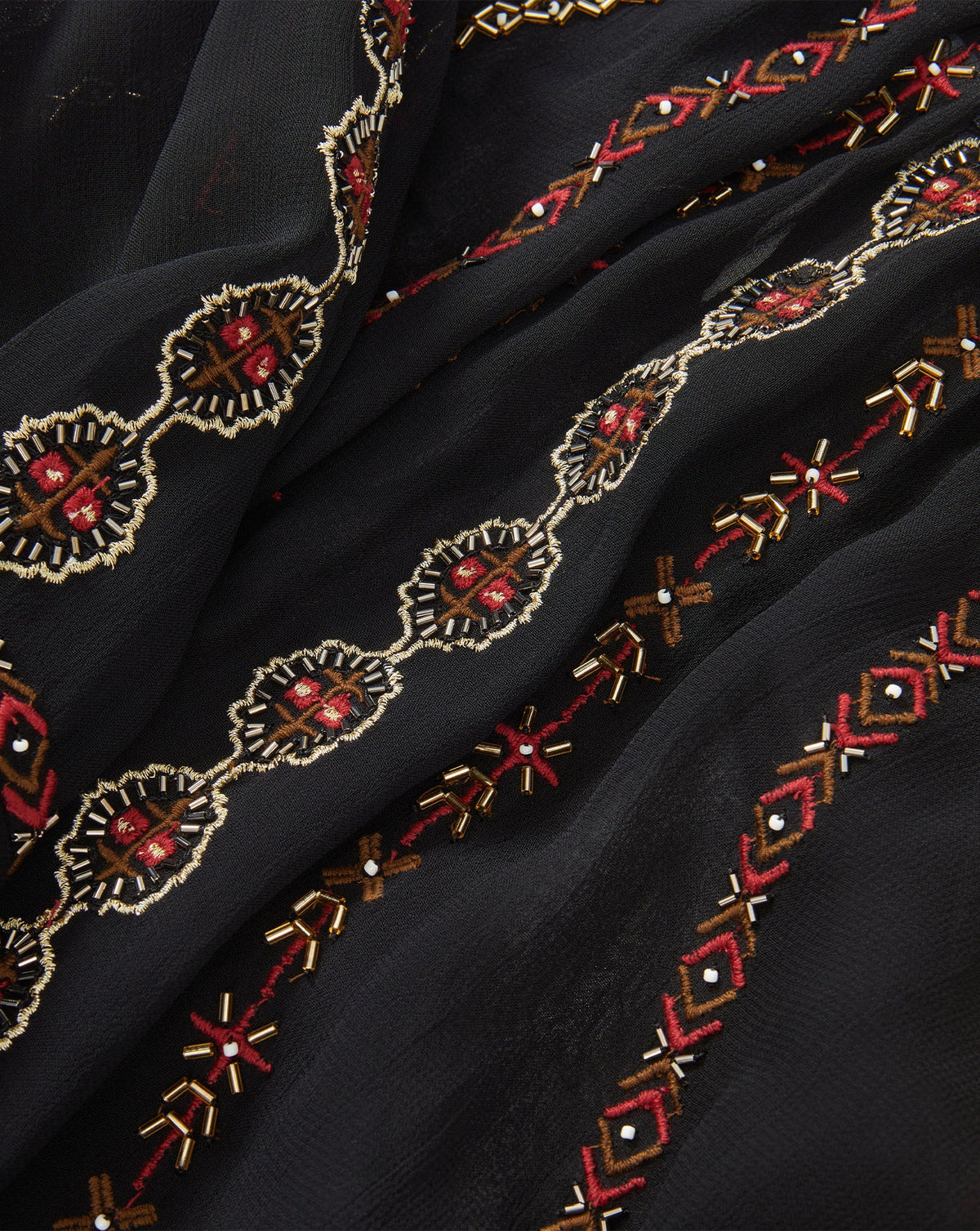 Veronica Beard Tairis Embroidered Blouse