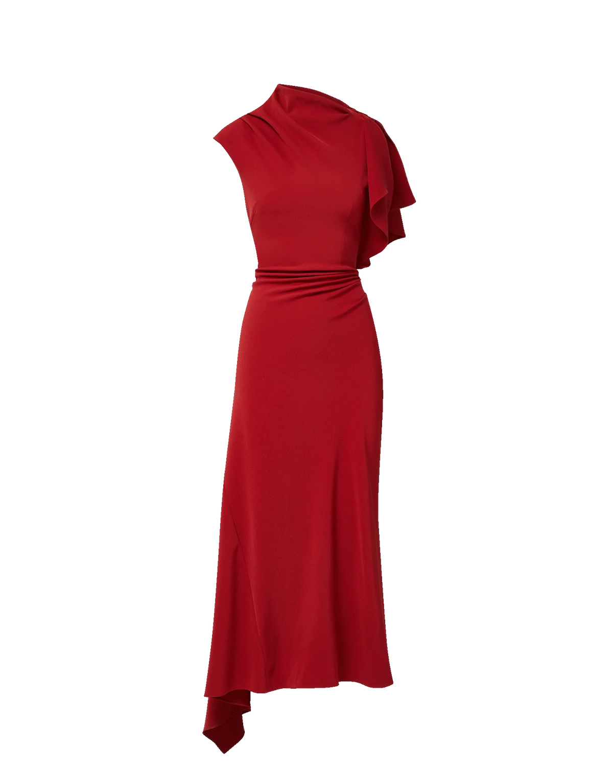 Veronica Beard Brett Asymmetric Midi Dress