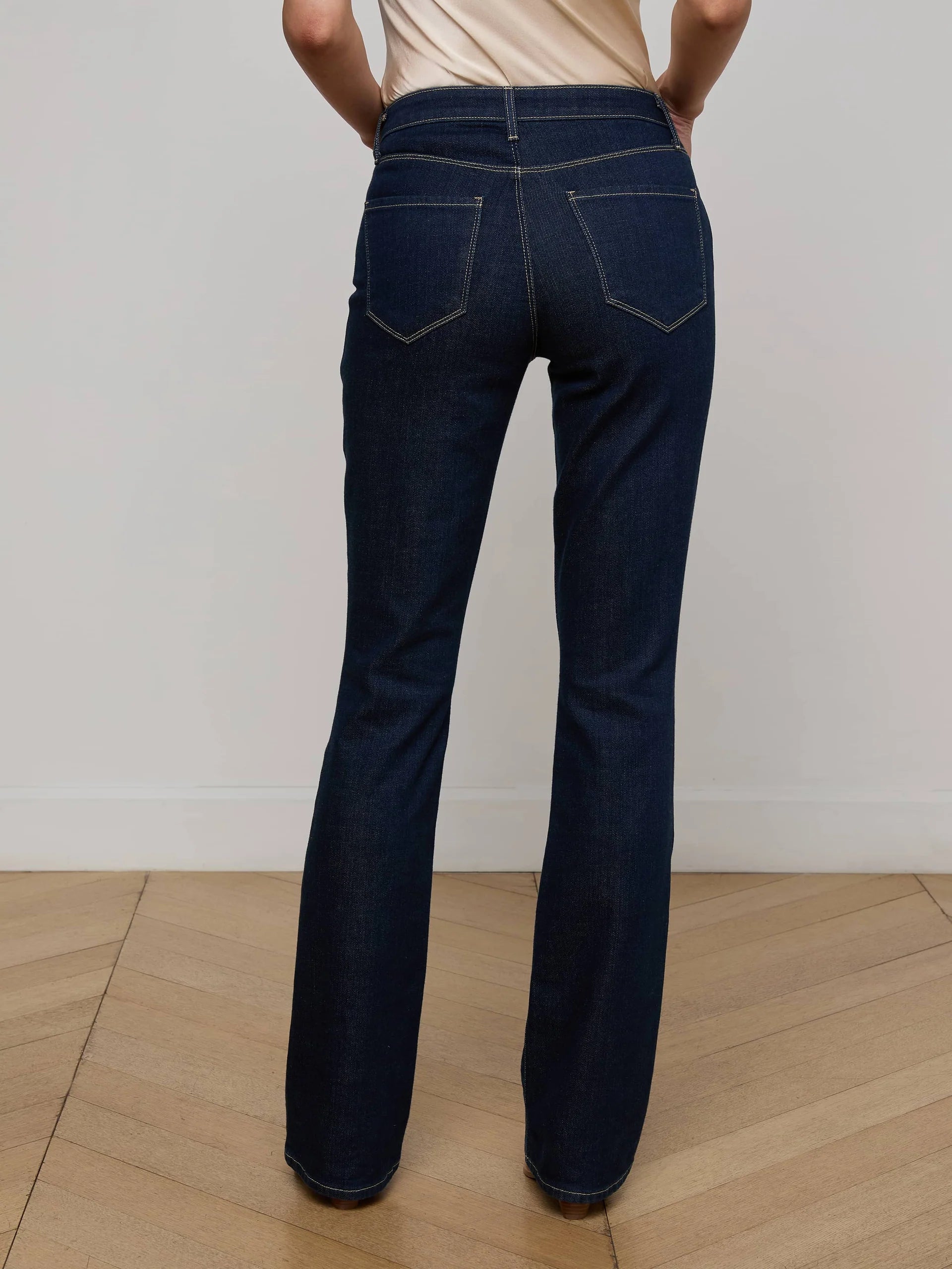 L'Agence Selma H/R Sleek Baby Boot Jean - Koval