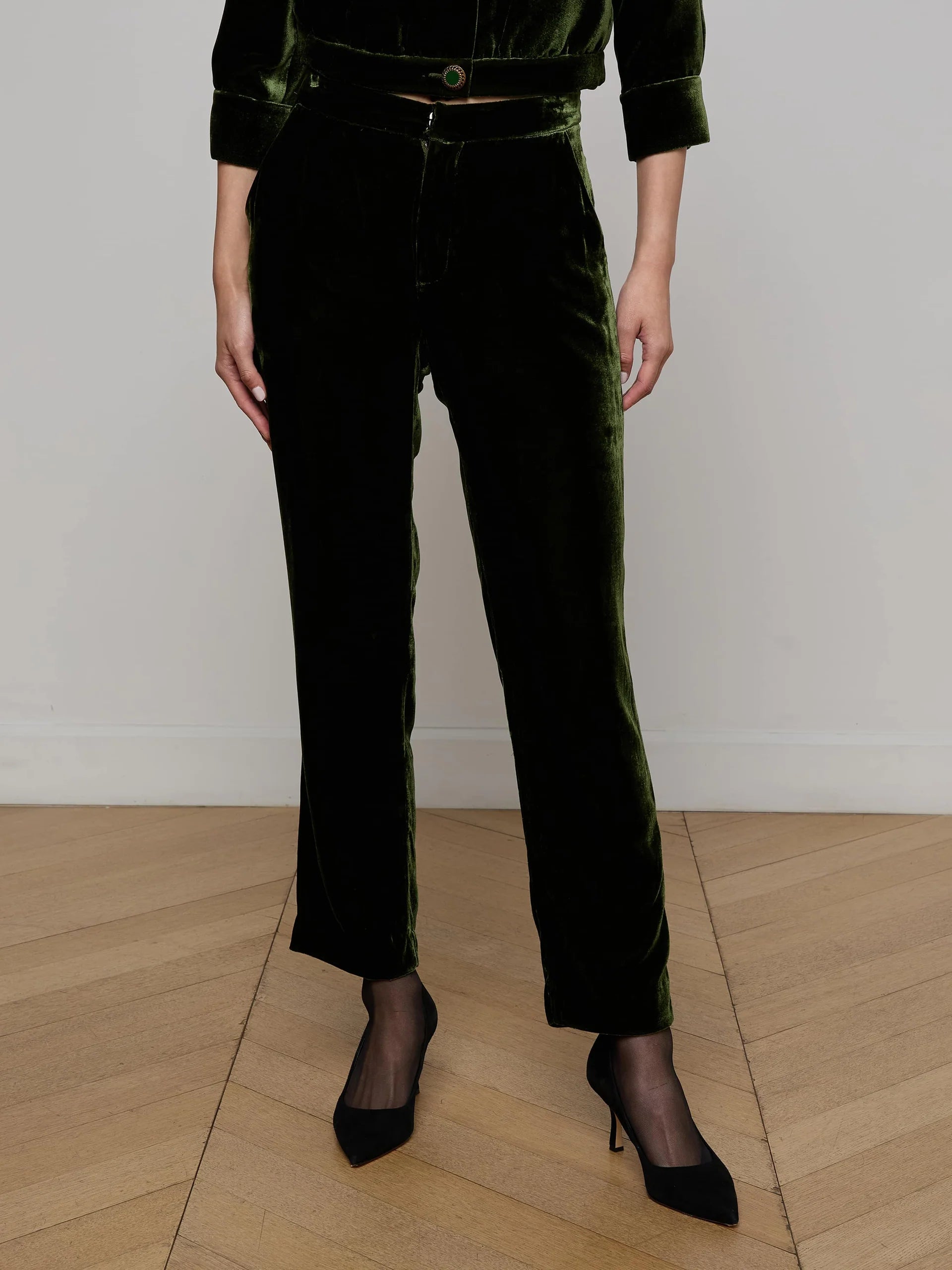 L'Agence Rebel Velvet Trouser