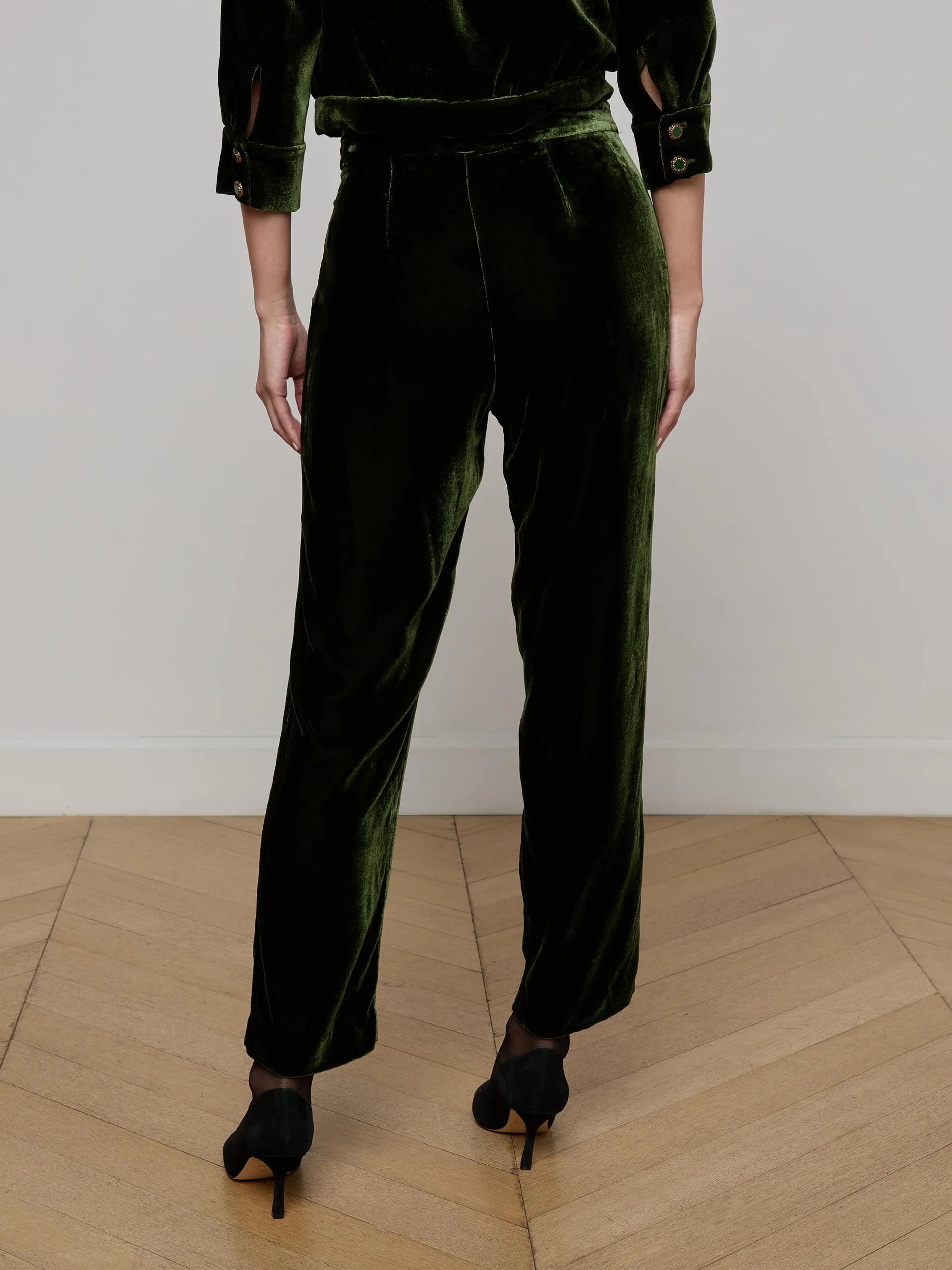 L'Agence Rebel Velvet Trouser