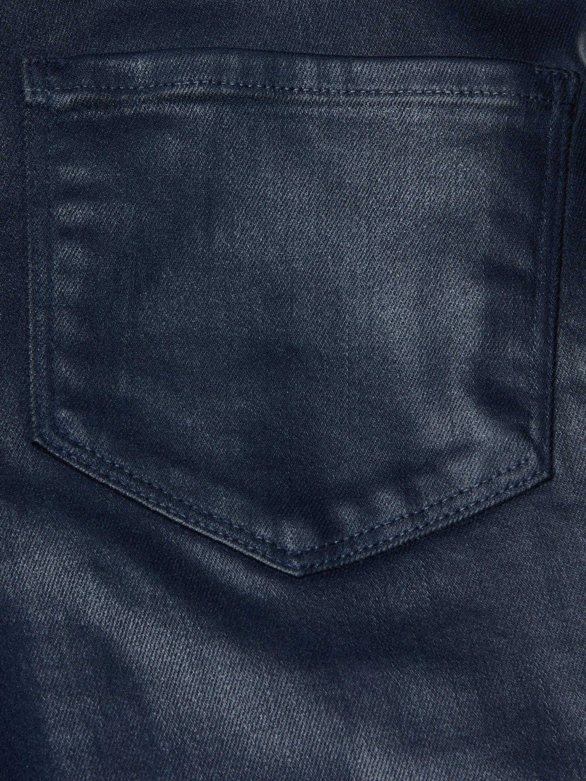 L'Agence Clayton H/R Wide Leg Coated Jean
