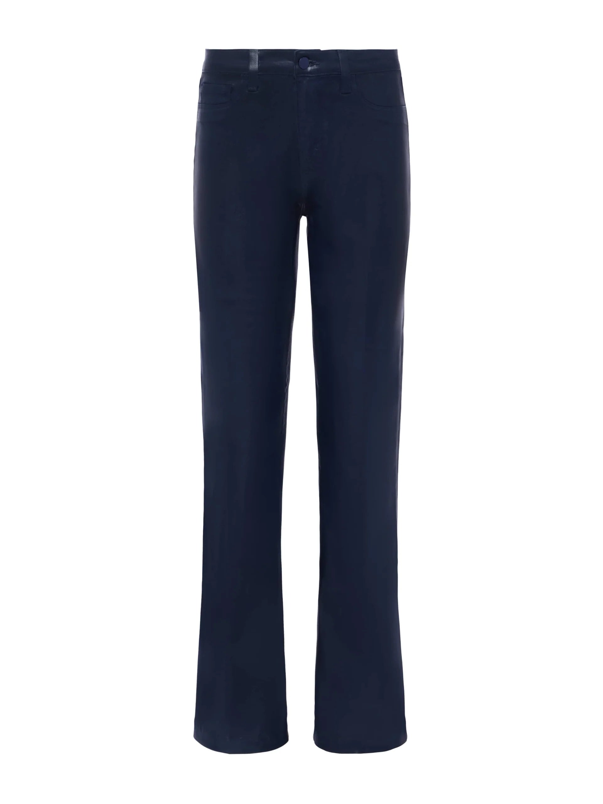 L'Agence Clayton H/R Wide Leg Coated Jean