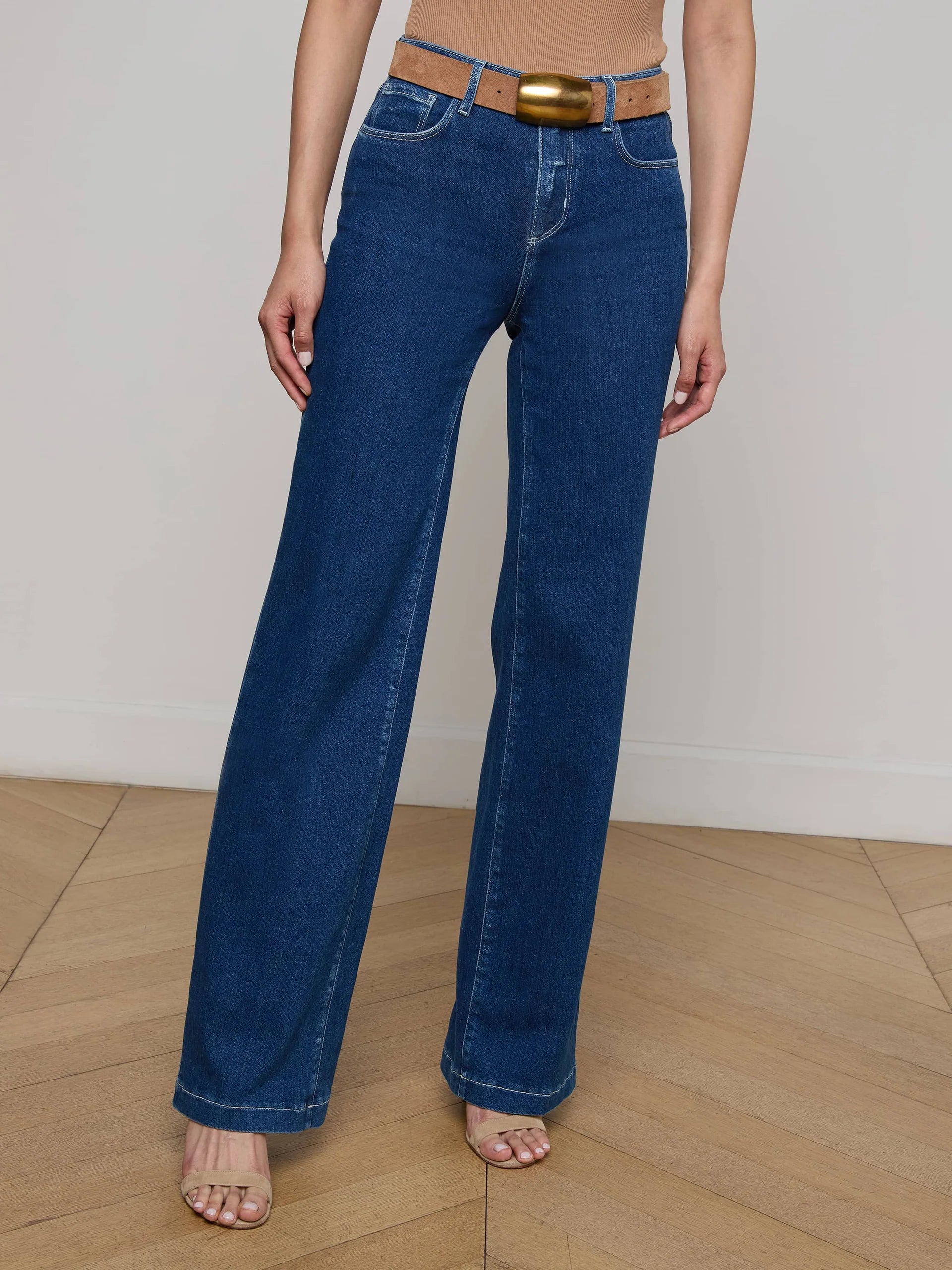 L'Agence Clayton High Rise Wide Leg Jean