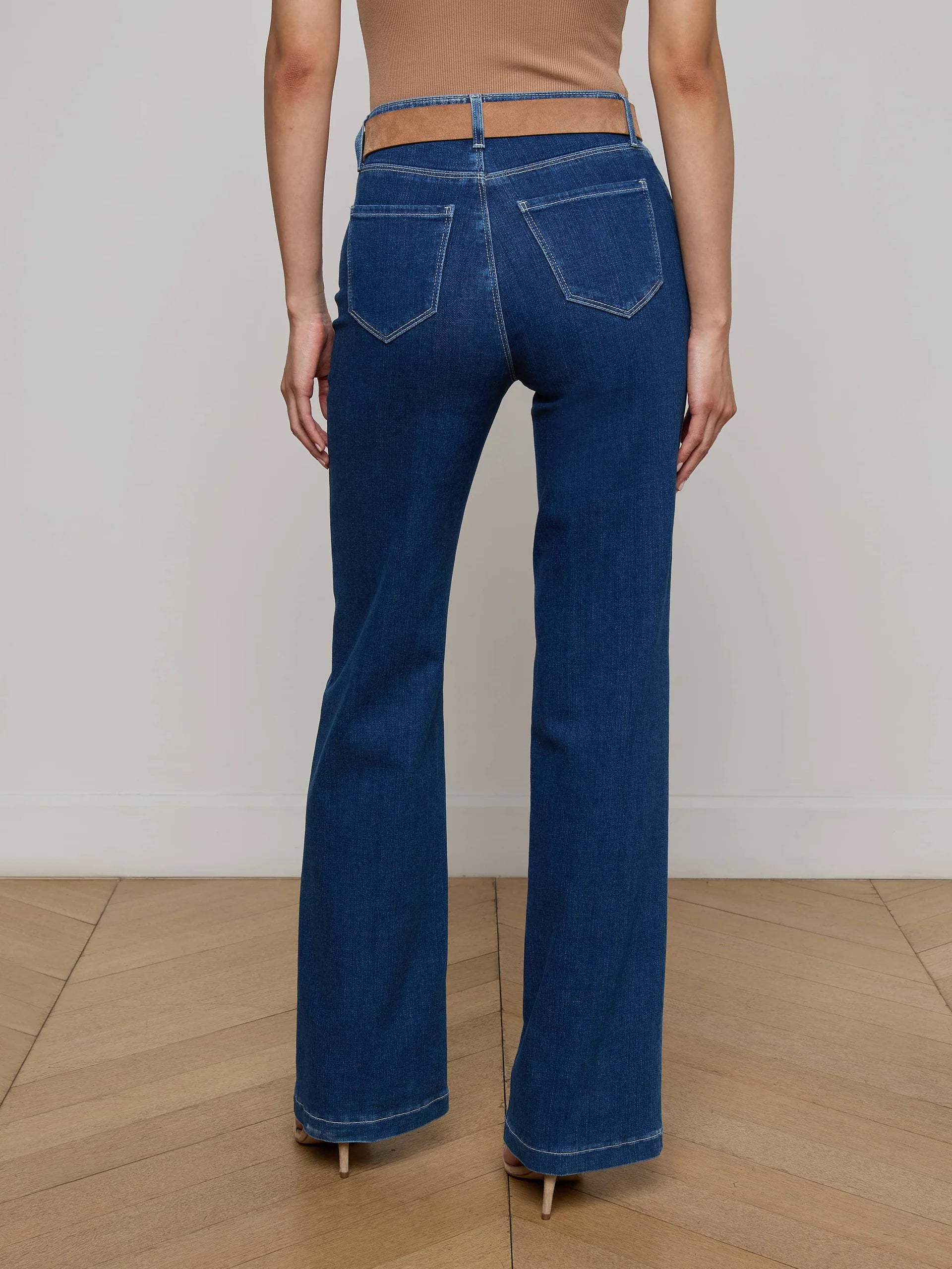L'Agence Clayton High Rise Wide Leg Jean