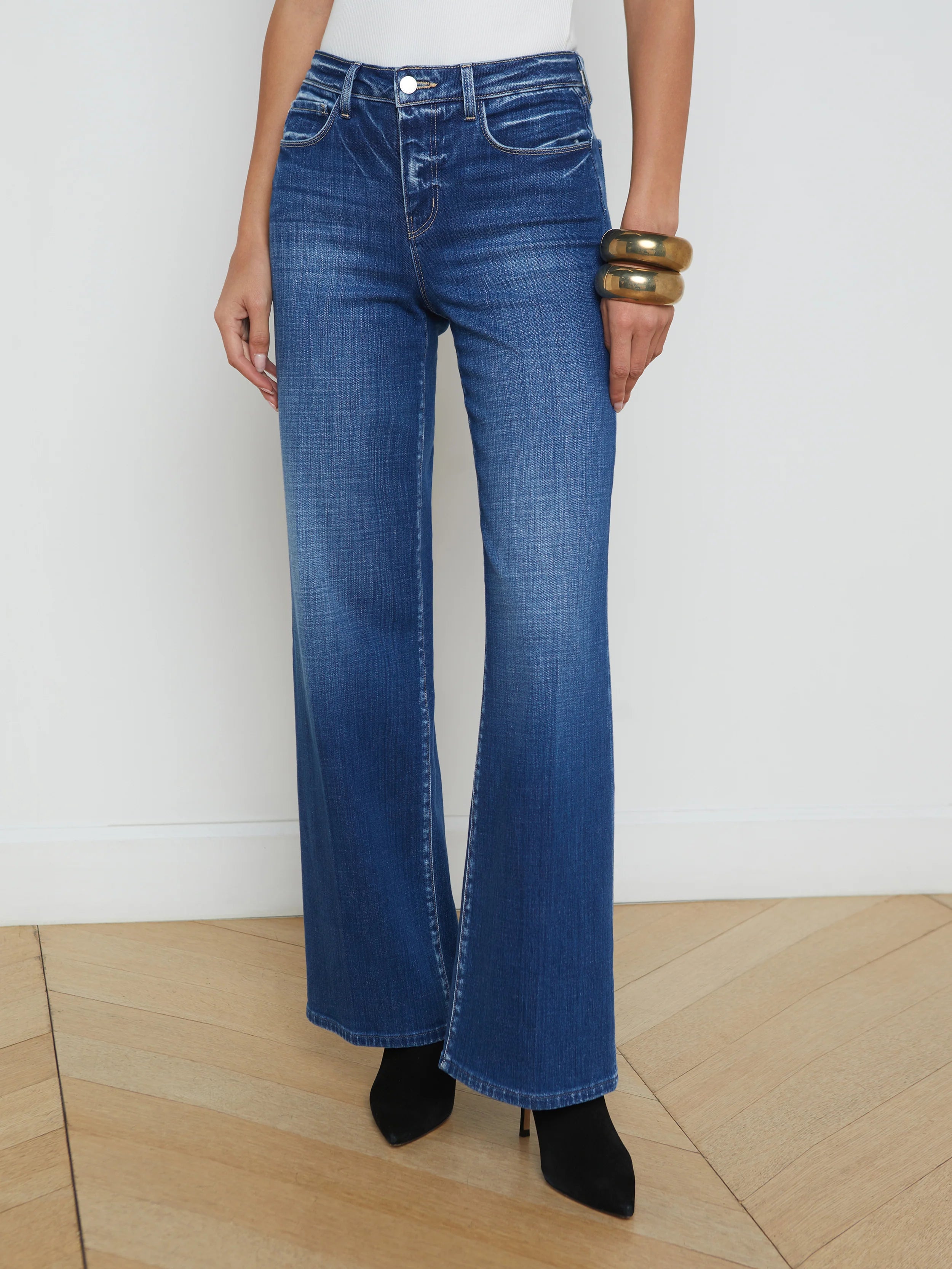 L'Agence Alicent High Rise Wide Leg Jean