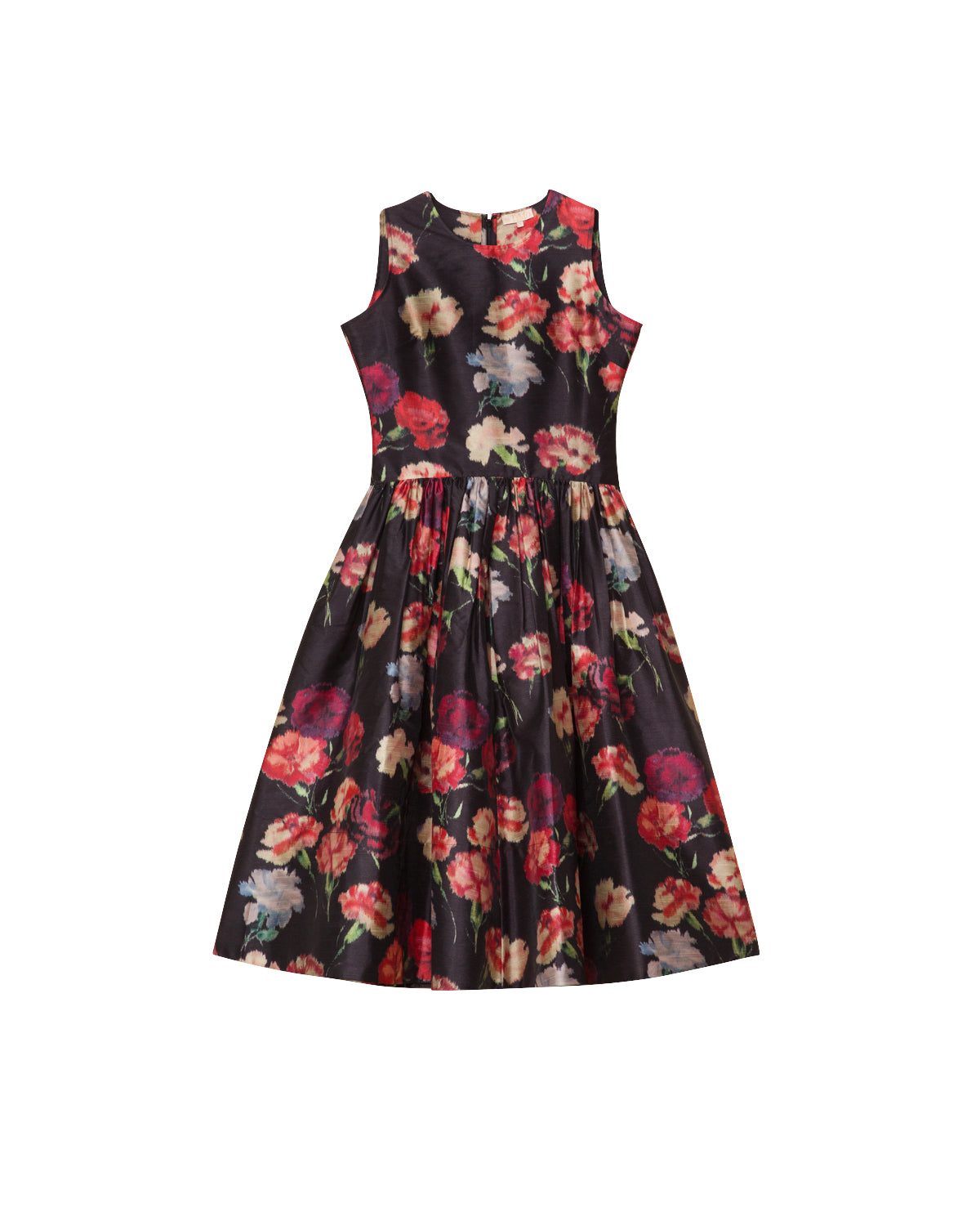 Taffeta Midi Dress
