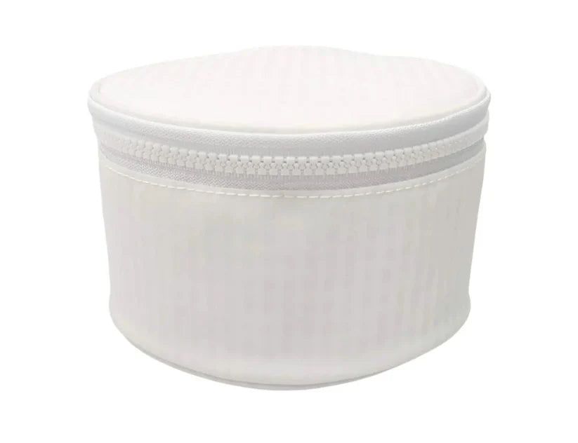 TRVL Designs Jewelry Round Case - Gingham White