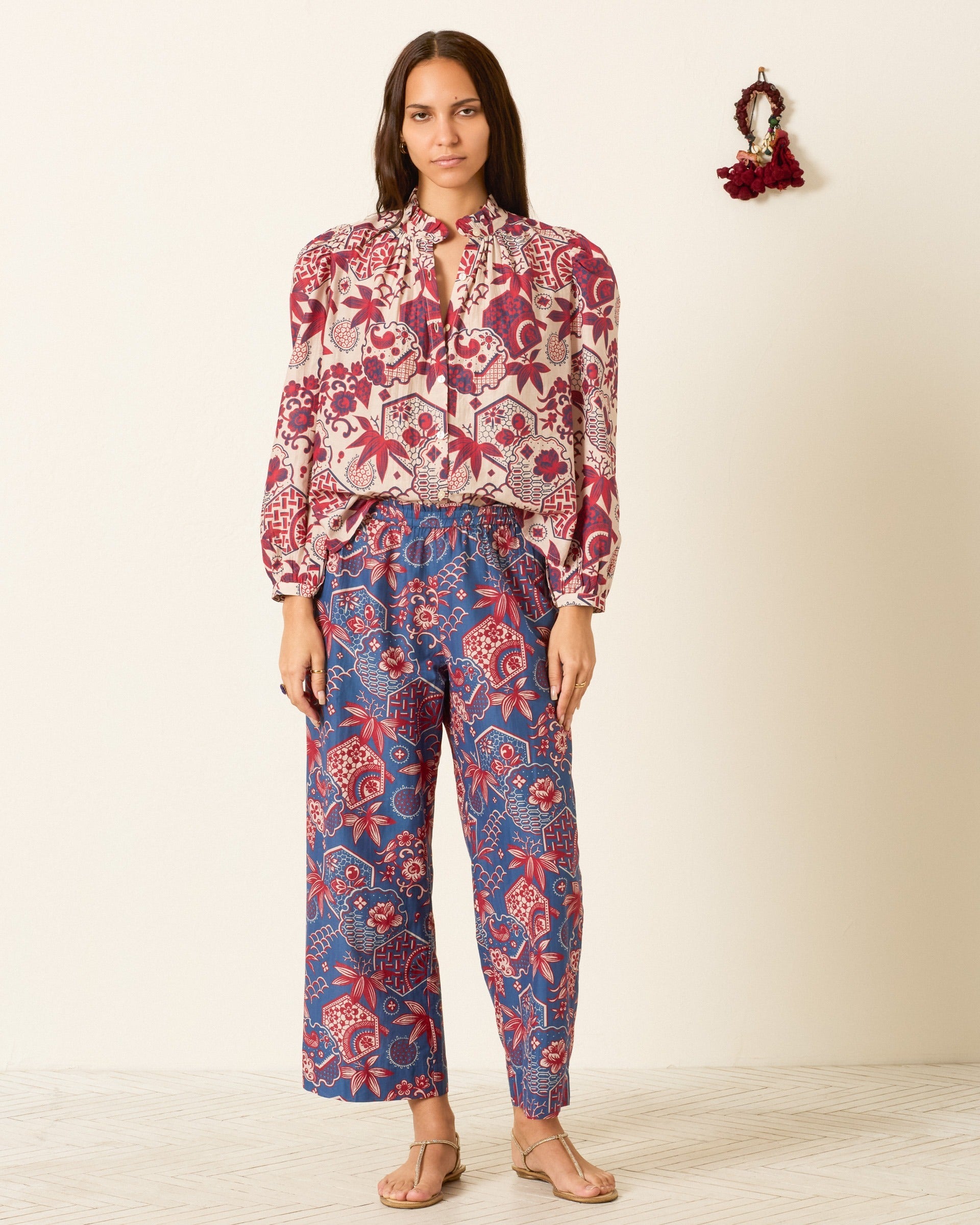 Annabel Crimson Hive Shirt