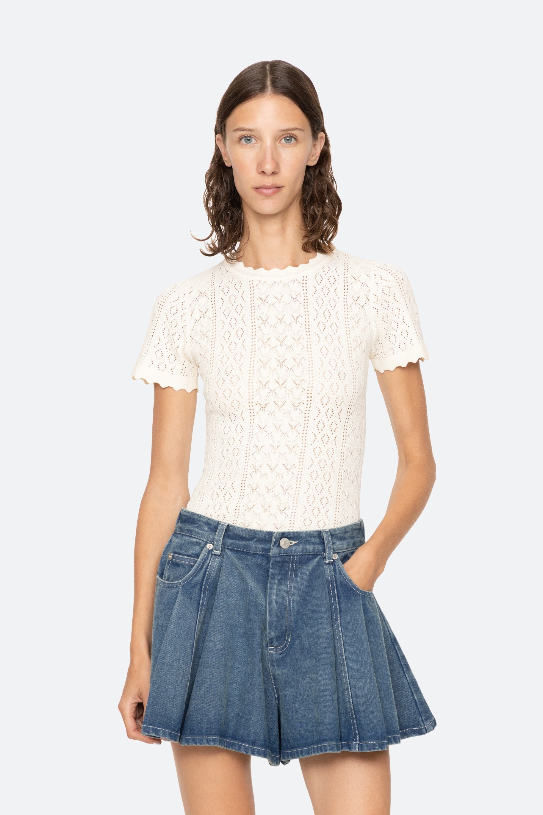 GEORGIA KNIT S/SLV TOP (D2)