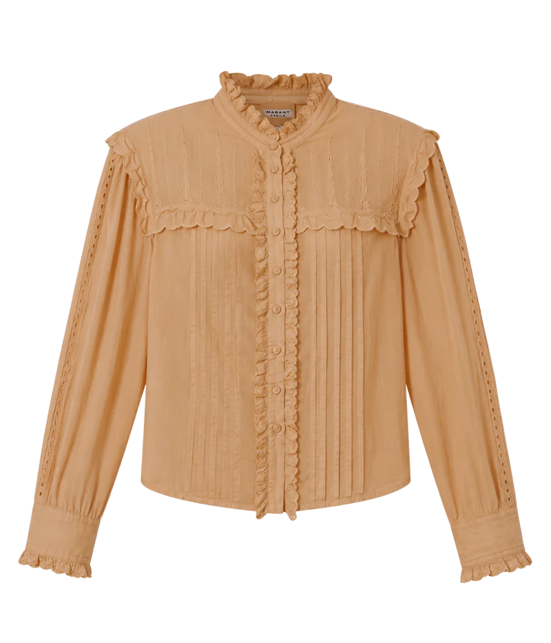 Isabel Marant Lonzie Top - Caramel