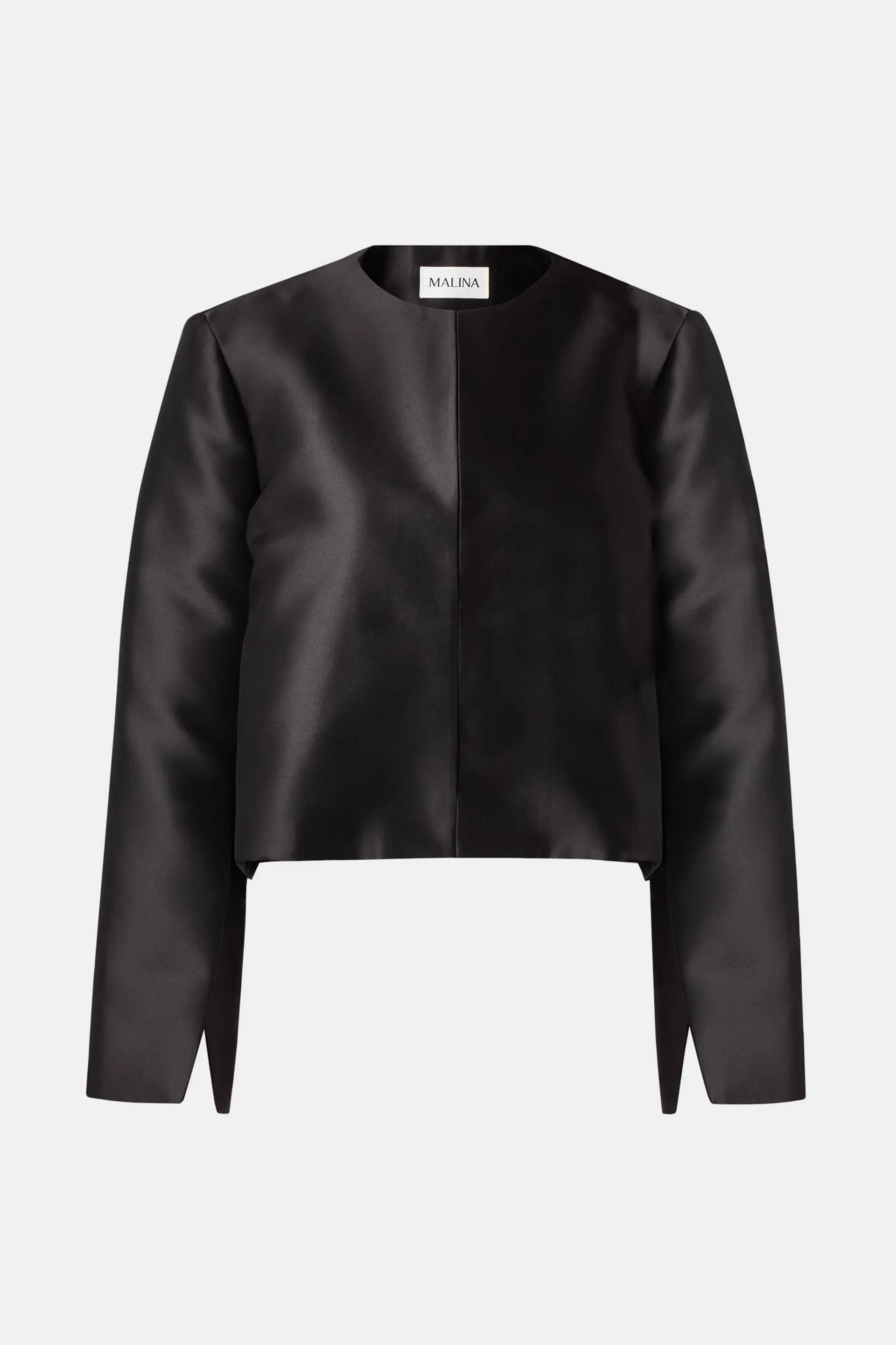 Malina Ruthie Satin Blouse - Black