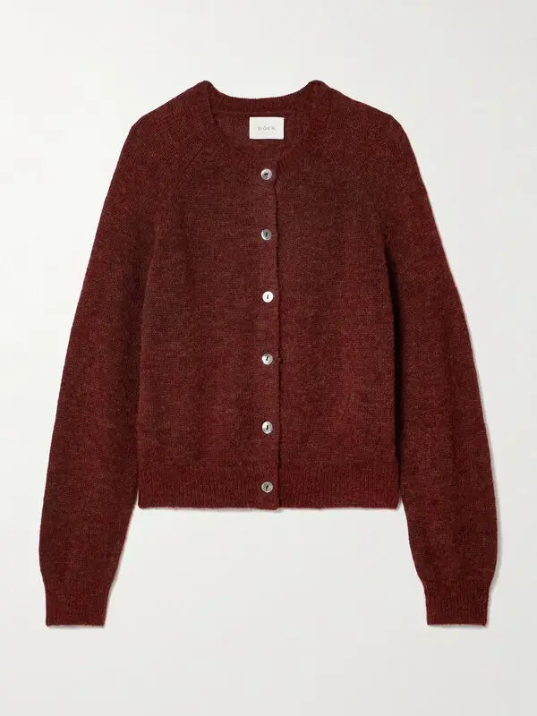 Doen Petra Cardigan - Bordeaux