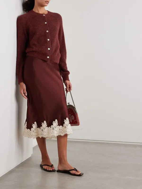 Doen Petra Cardigan - Bordeaux